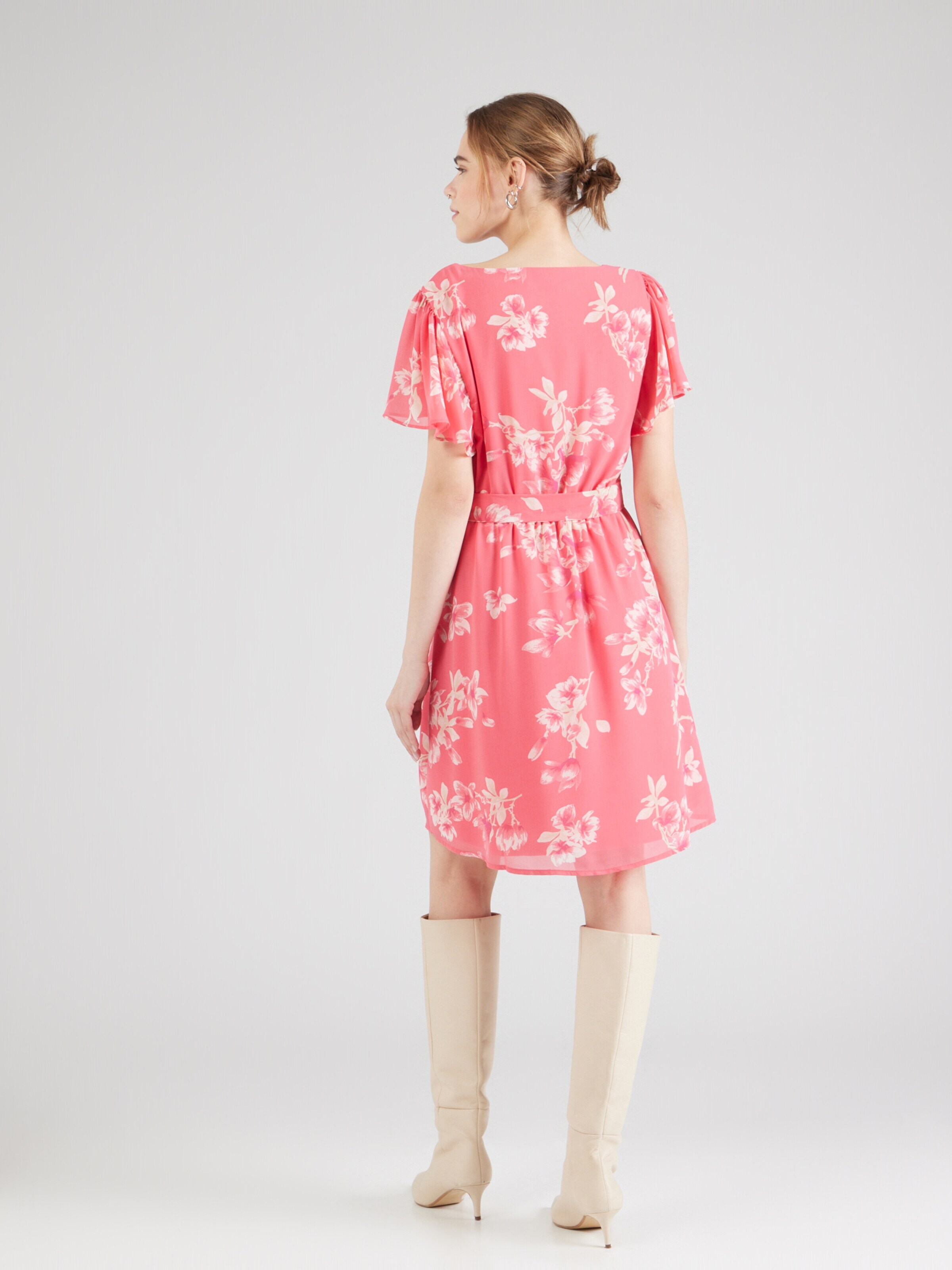 VILA Obleka 'MICADA' roza / malina / pastelno roza