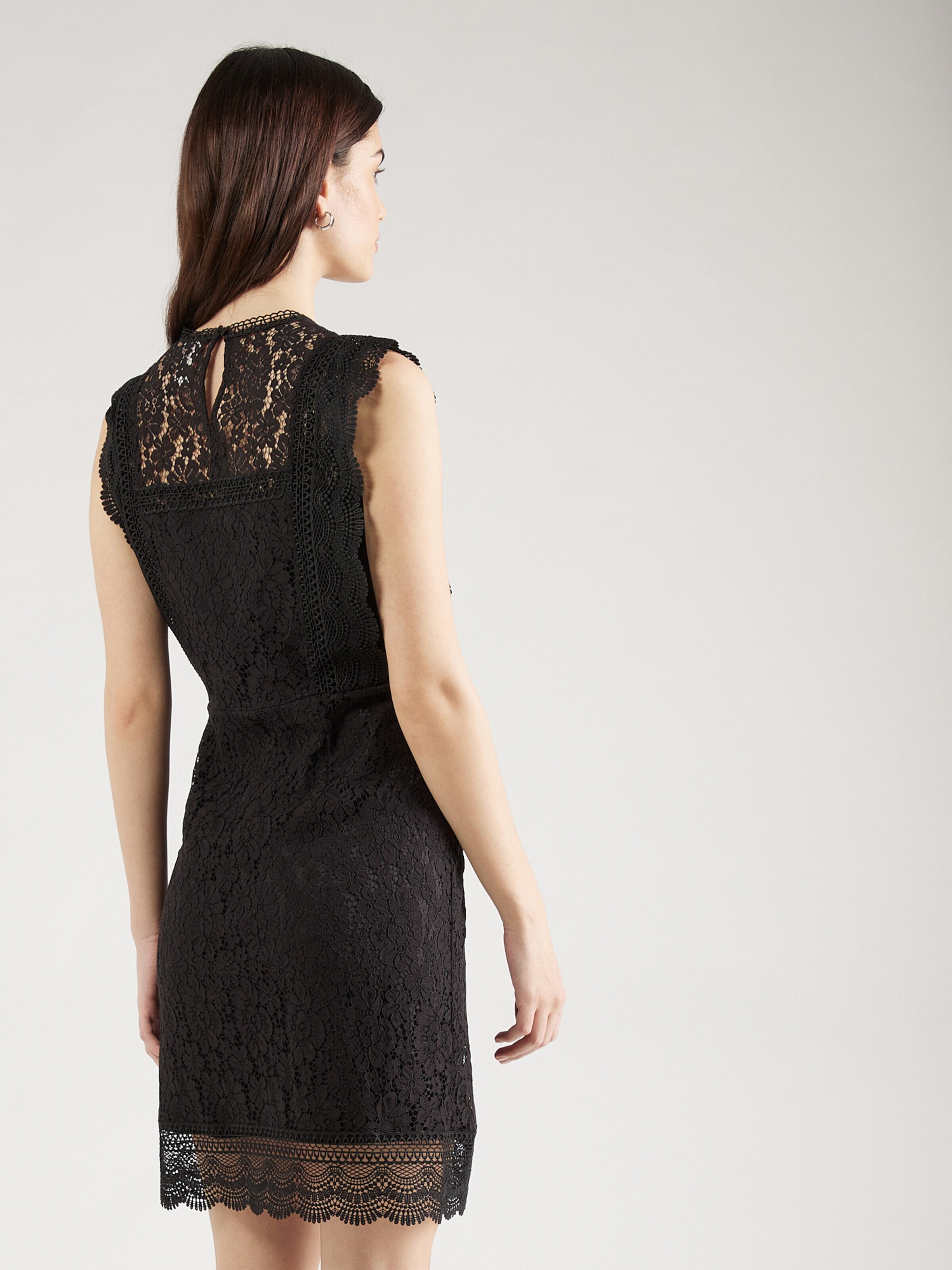 ONLY Koktejl obleka 'ONLNEW KARO' črna