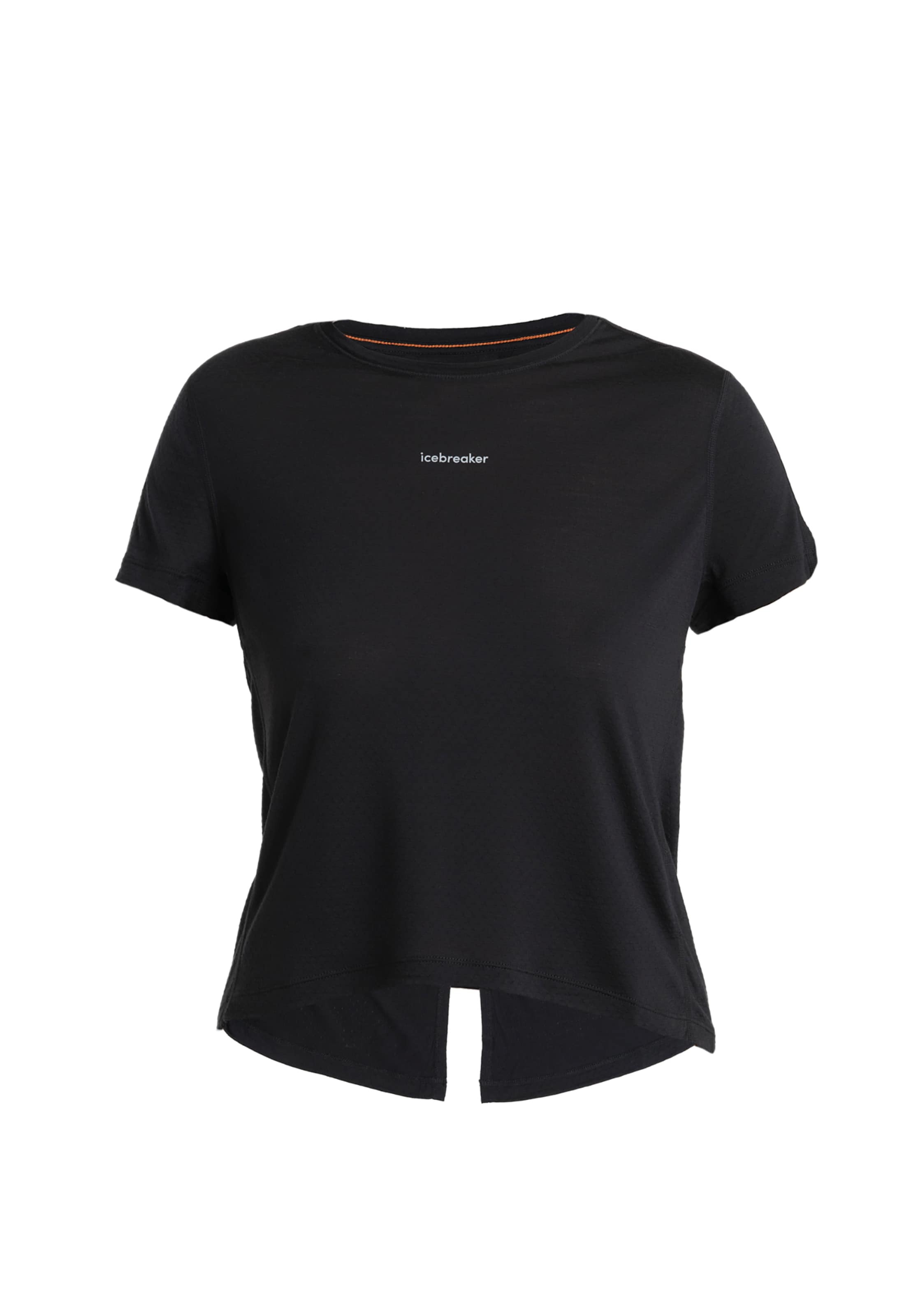 ICEBREAKER Funkcionalna majica 'Cool-Lite Speed' črna / bela