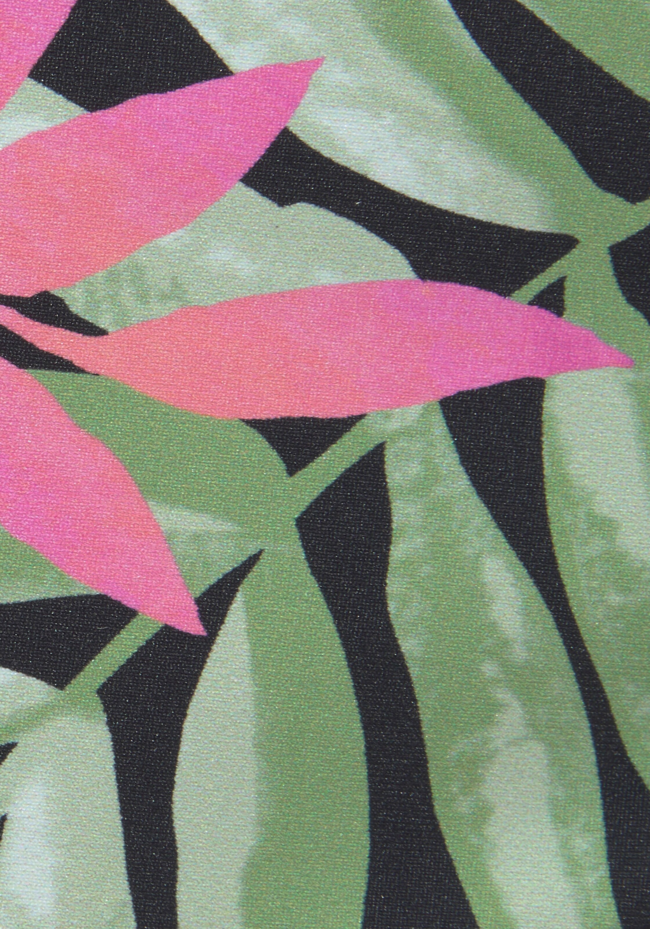 VIVANCE Bikini hlačke zelena / oranžna / roza / črna