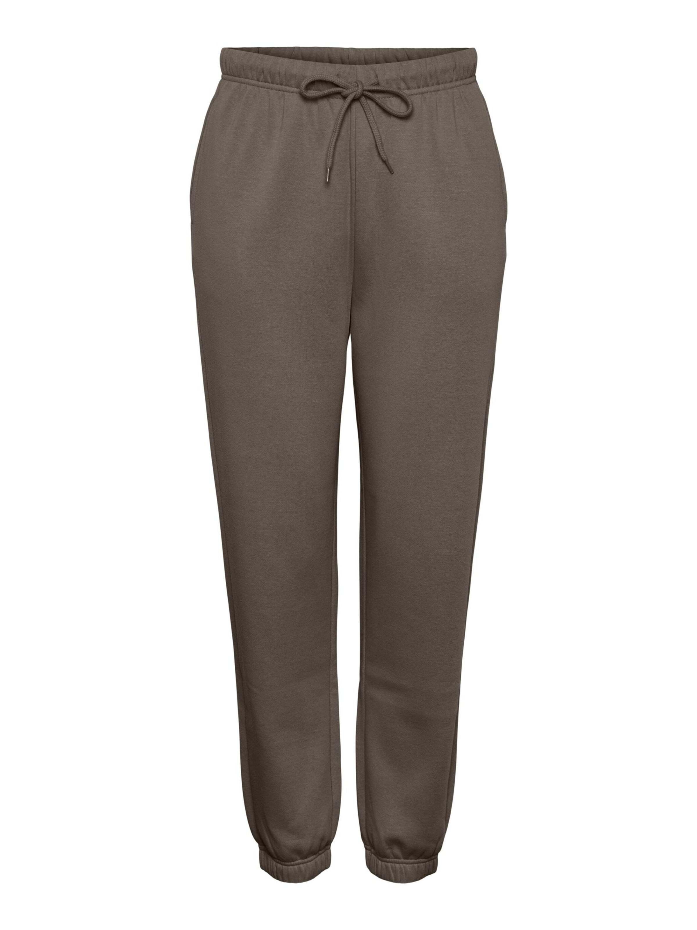 PIECES Hlače 'PCCHILLI' temno rjava