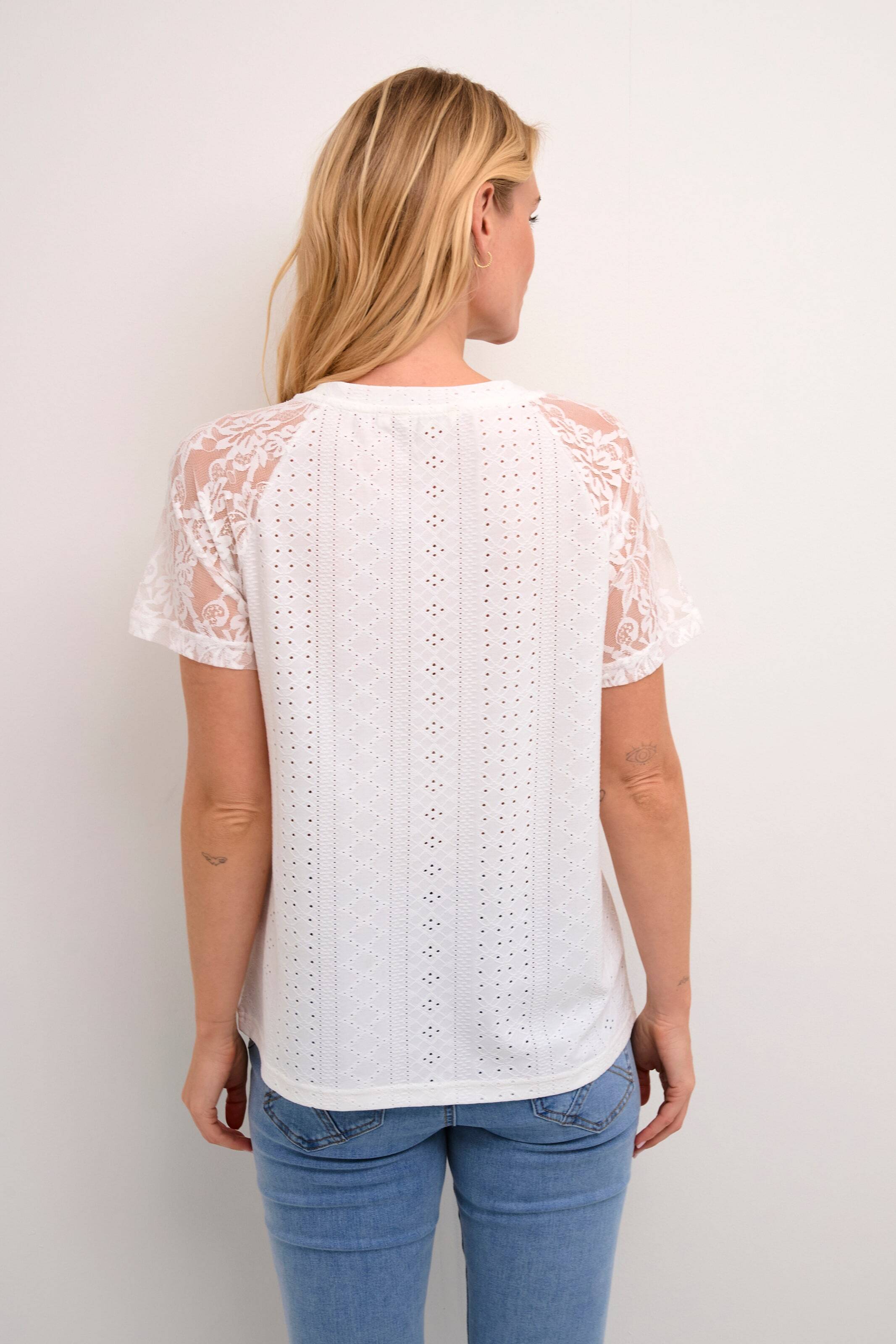 Cream Majica 'Lone' bela