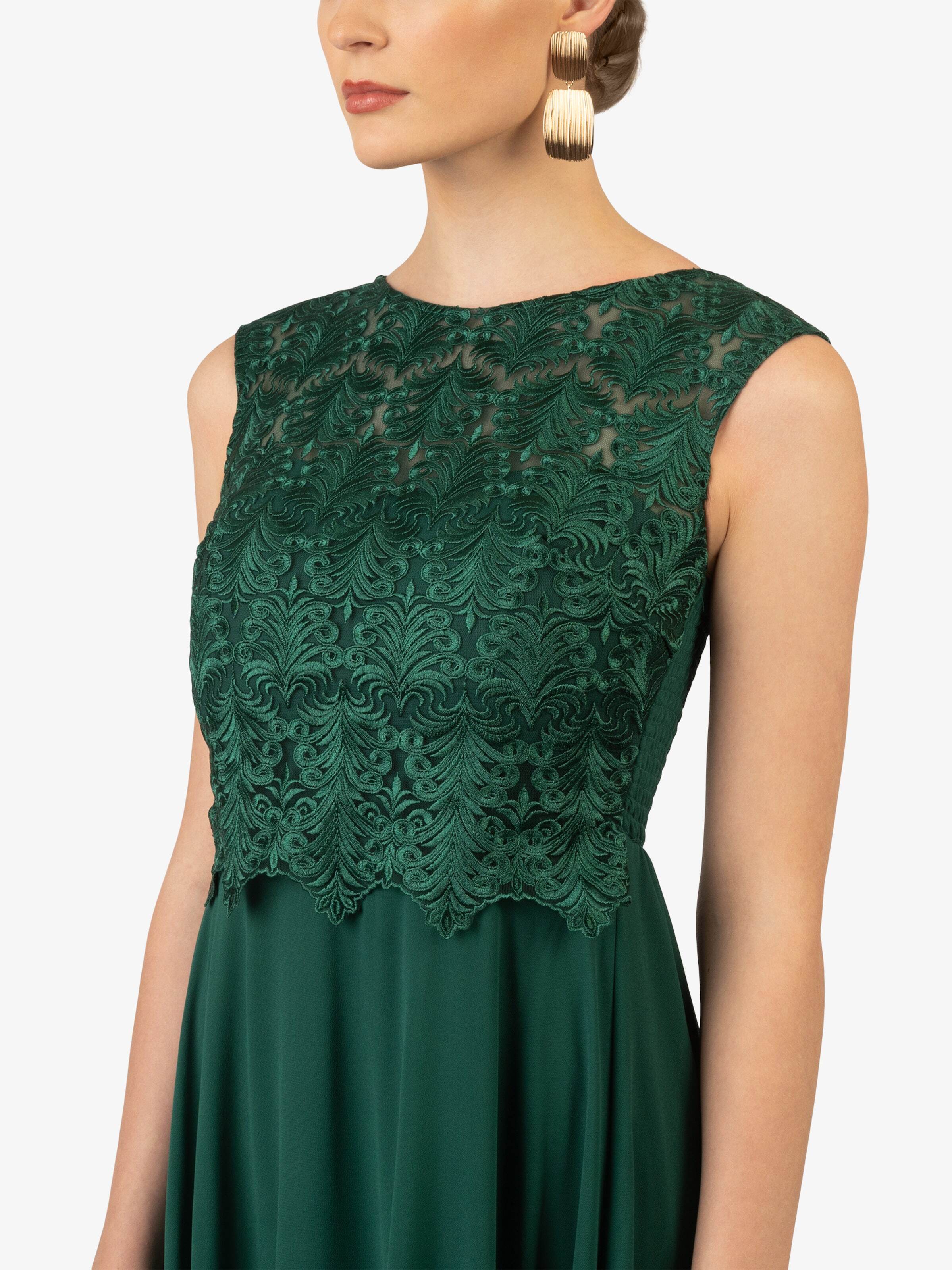 Kraimod Večerna obleka temno zelena