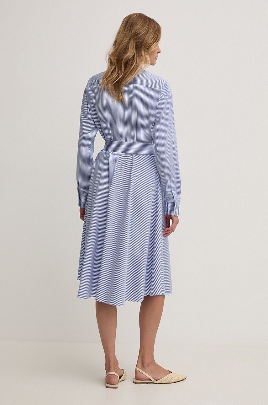 Bombažna obleka Polo Ralph Lauren