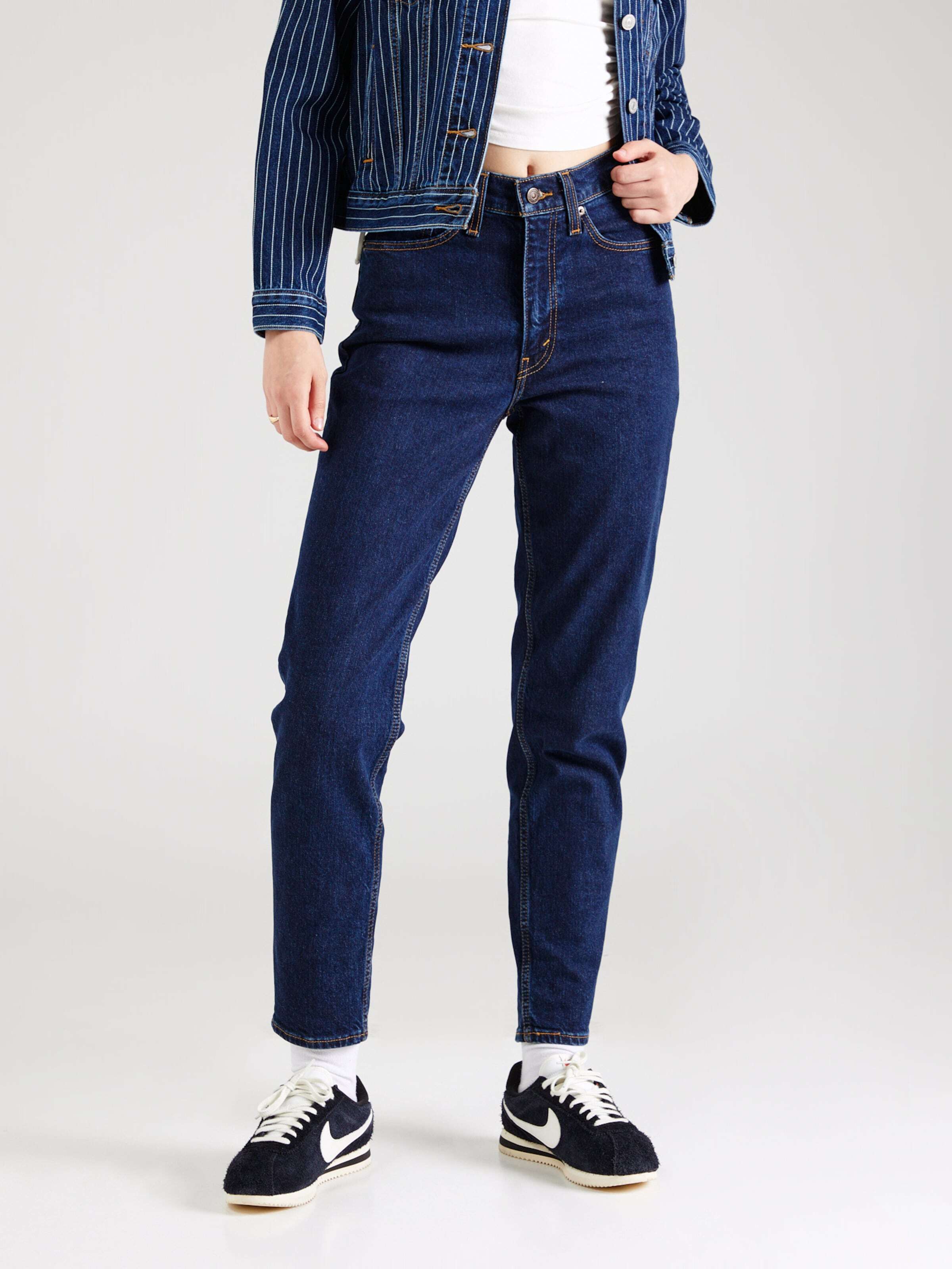 LEVI'S  Kavbojke '80's Mom' temno modra