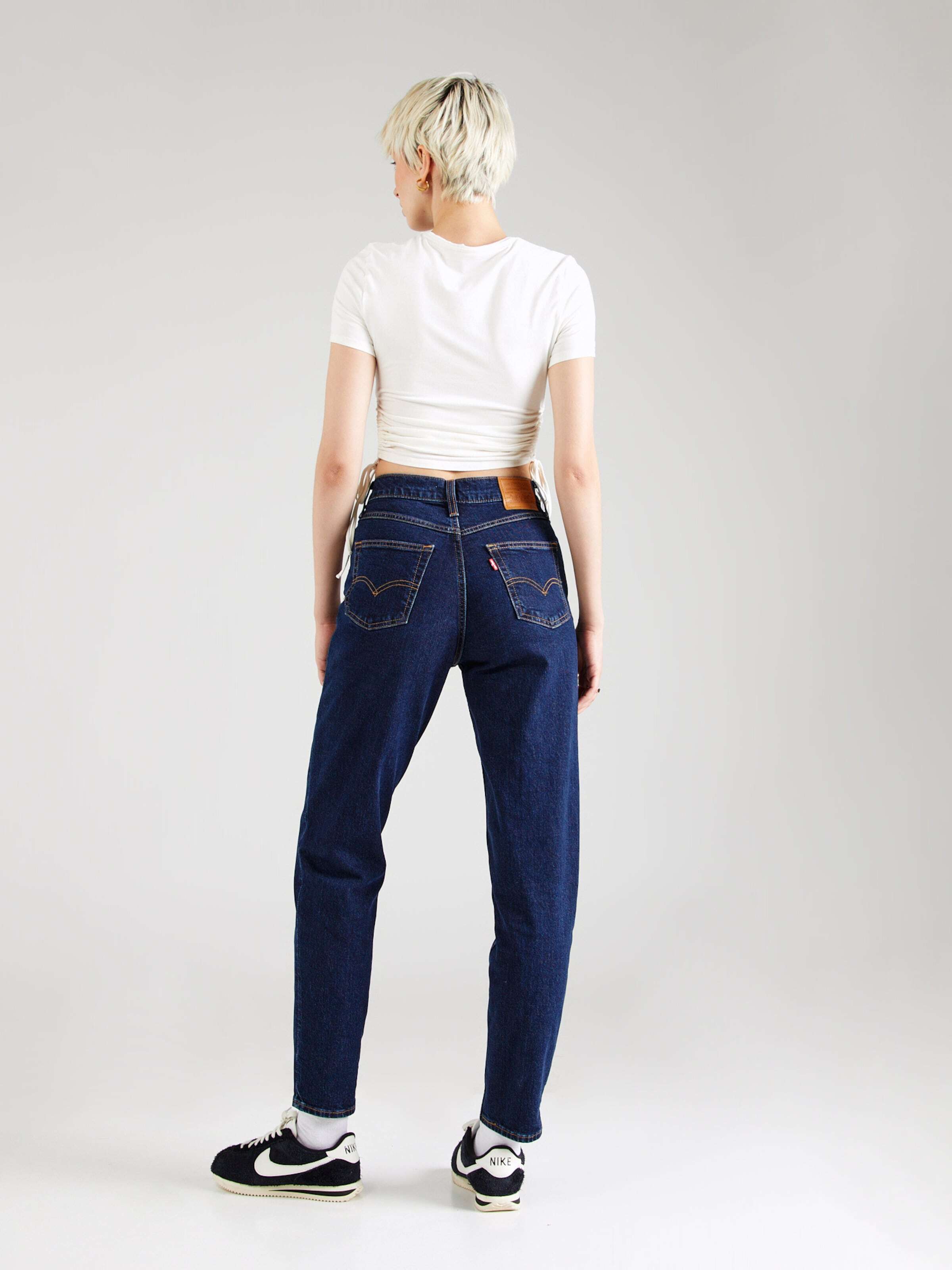 LEVI'S  Kavbojke '80's Mom' temno modra