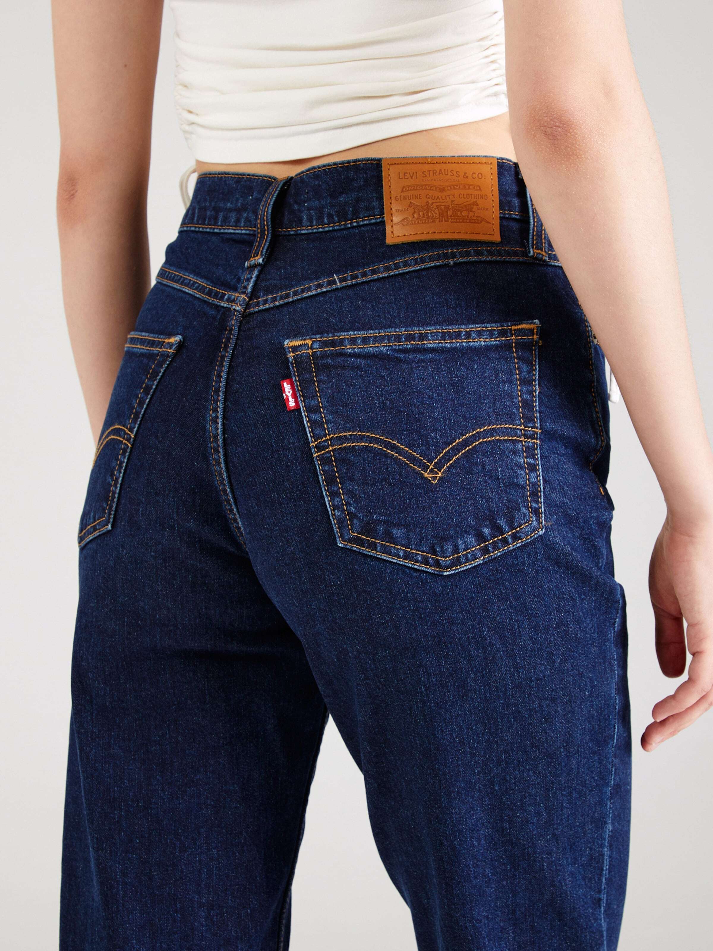 LEVI'S  Kavbojke '80's Mom' temno modra