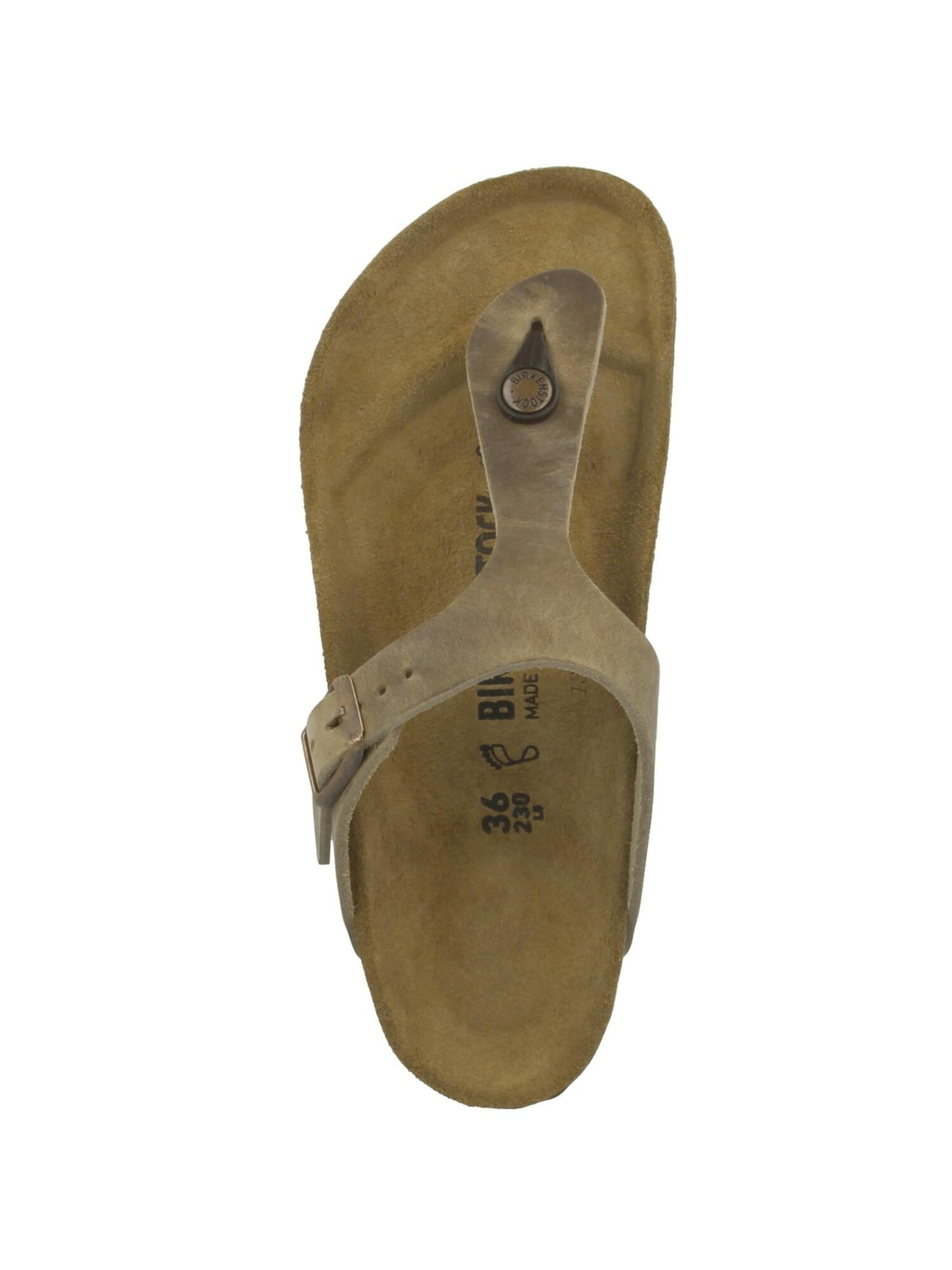 BIRKENSTOCK Japonke 'Gizeh' rjava