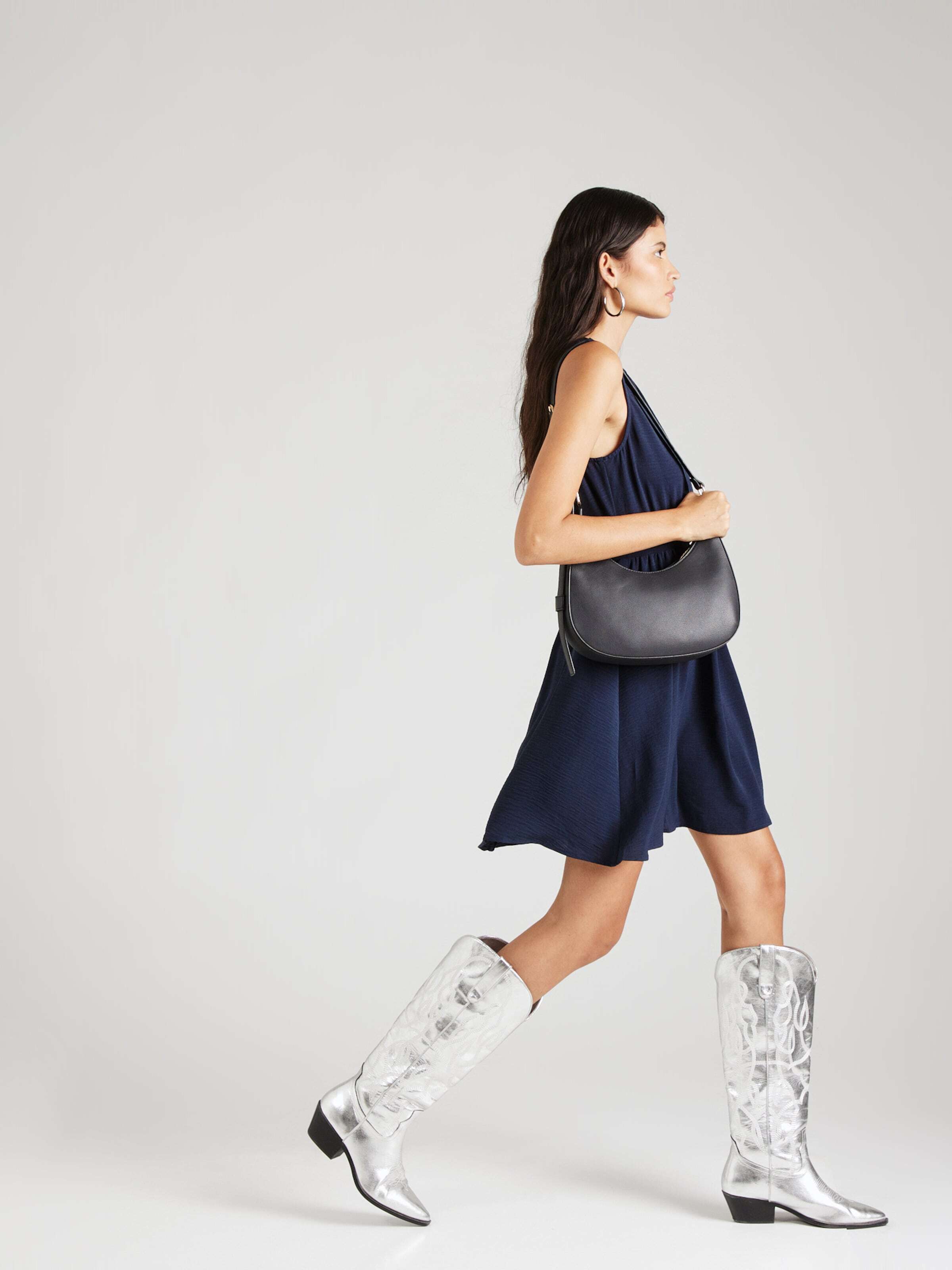 ABOUT YOU Obleka 'Falda' temno modra