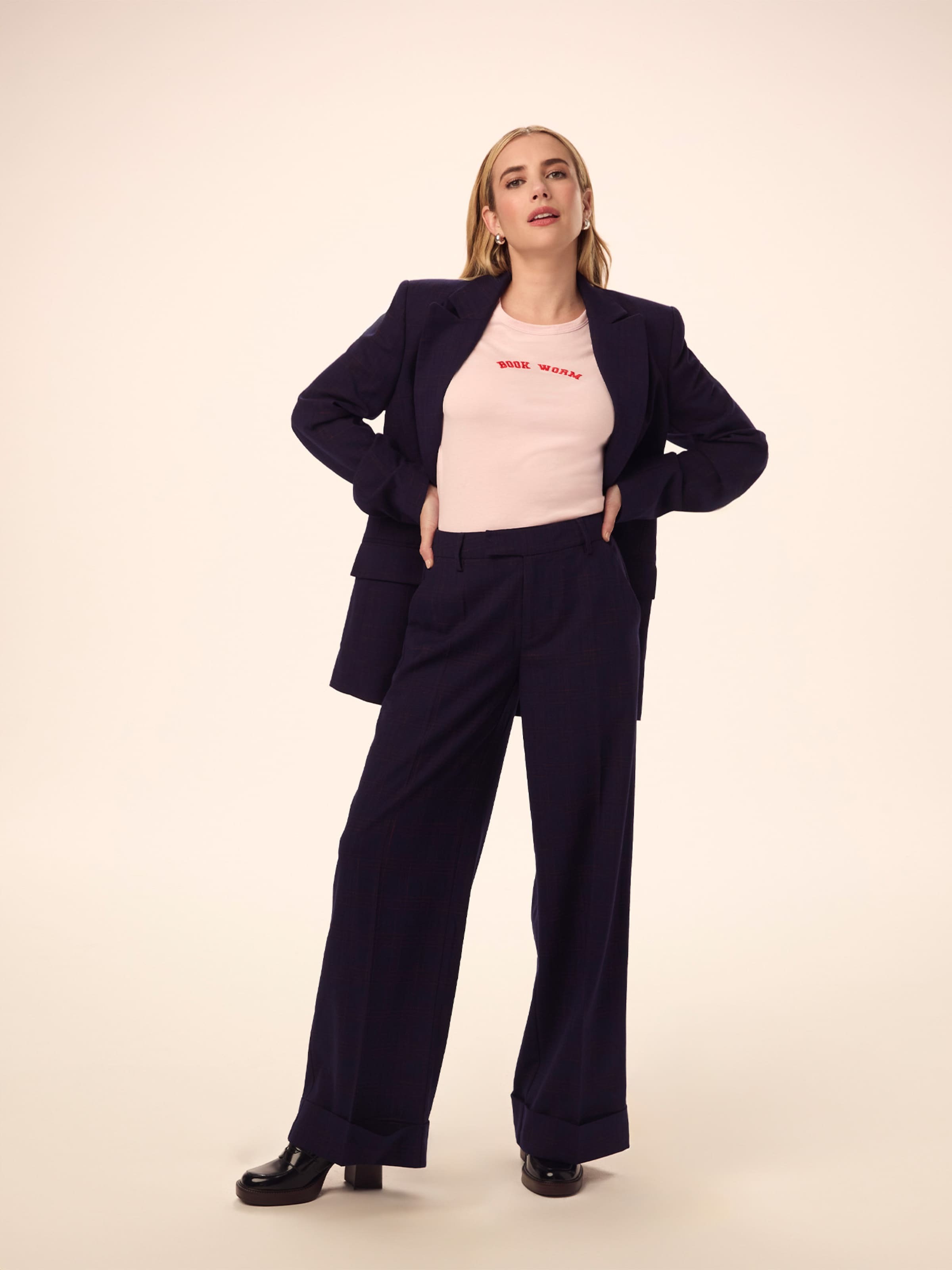 Daahls by Emma Roberts exclusively for ABOUT YOU Blazer 'Simona' temno modra