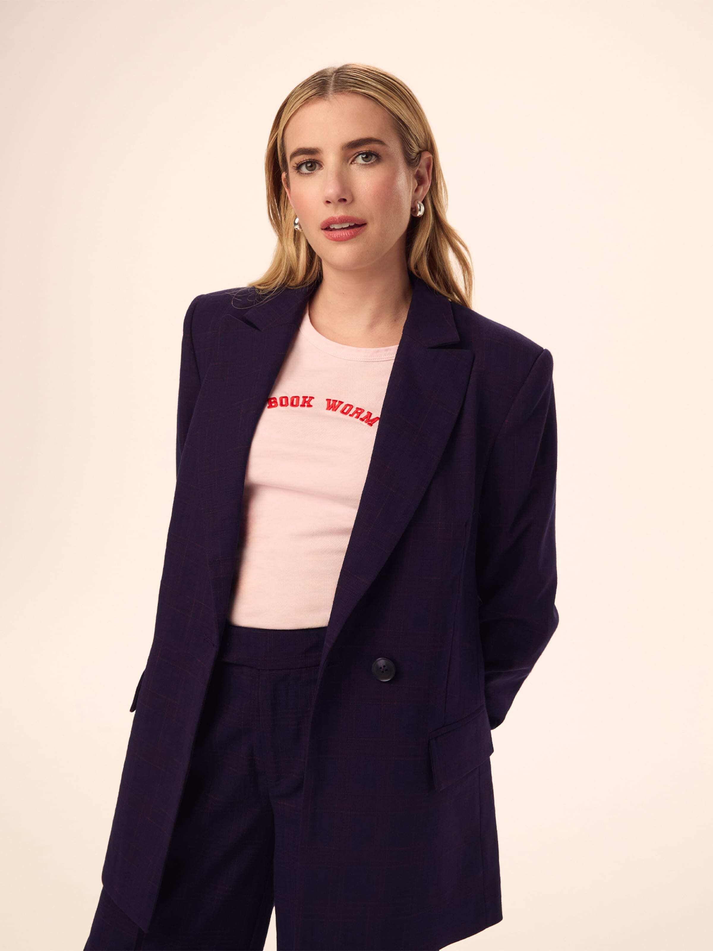 Daahls by Emma Roberts exclusively for ABOUT YOU Blazer 'Simona' temno modra