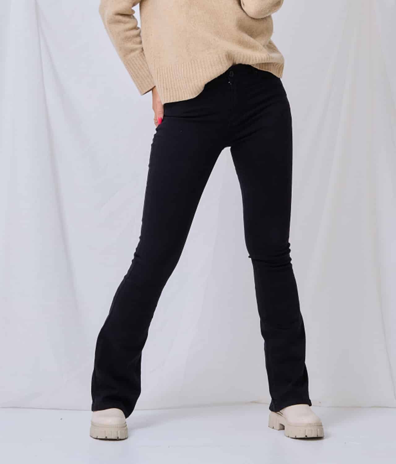 Superfashion Hlače na zvonec H6954