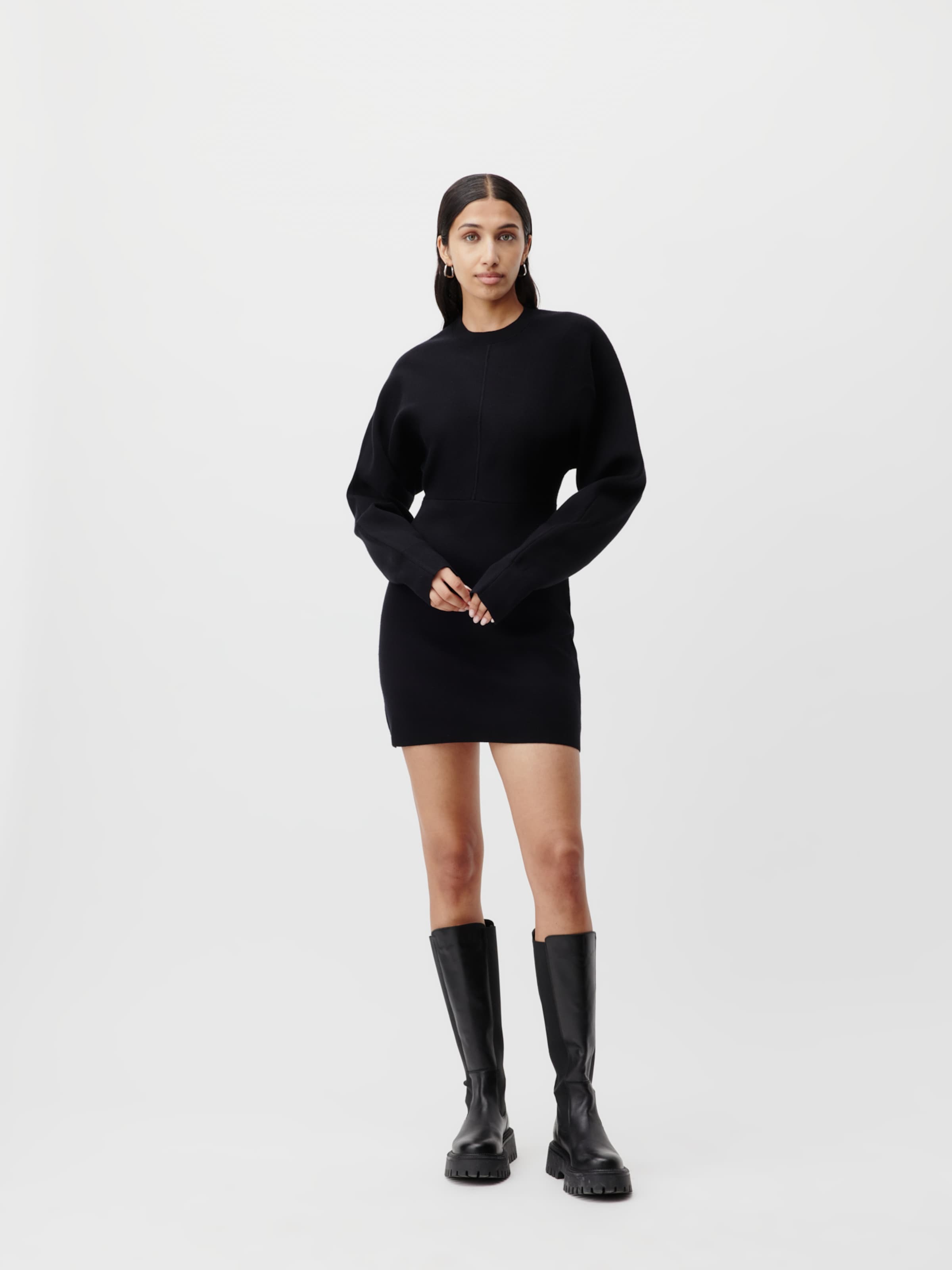 LeGer by Lena Gercke Pletena obleka 'Dylane' črna