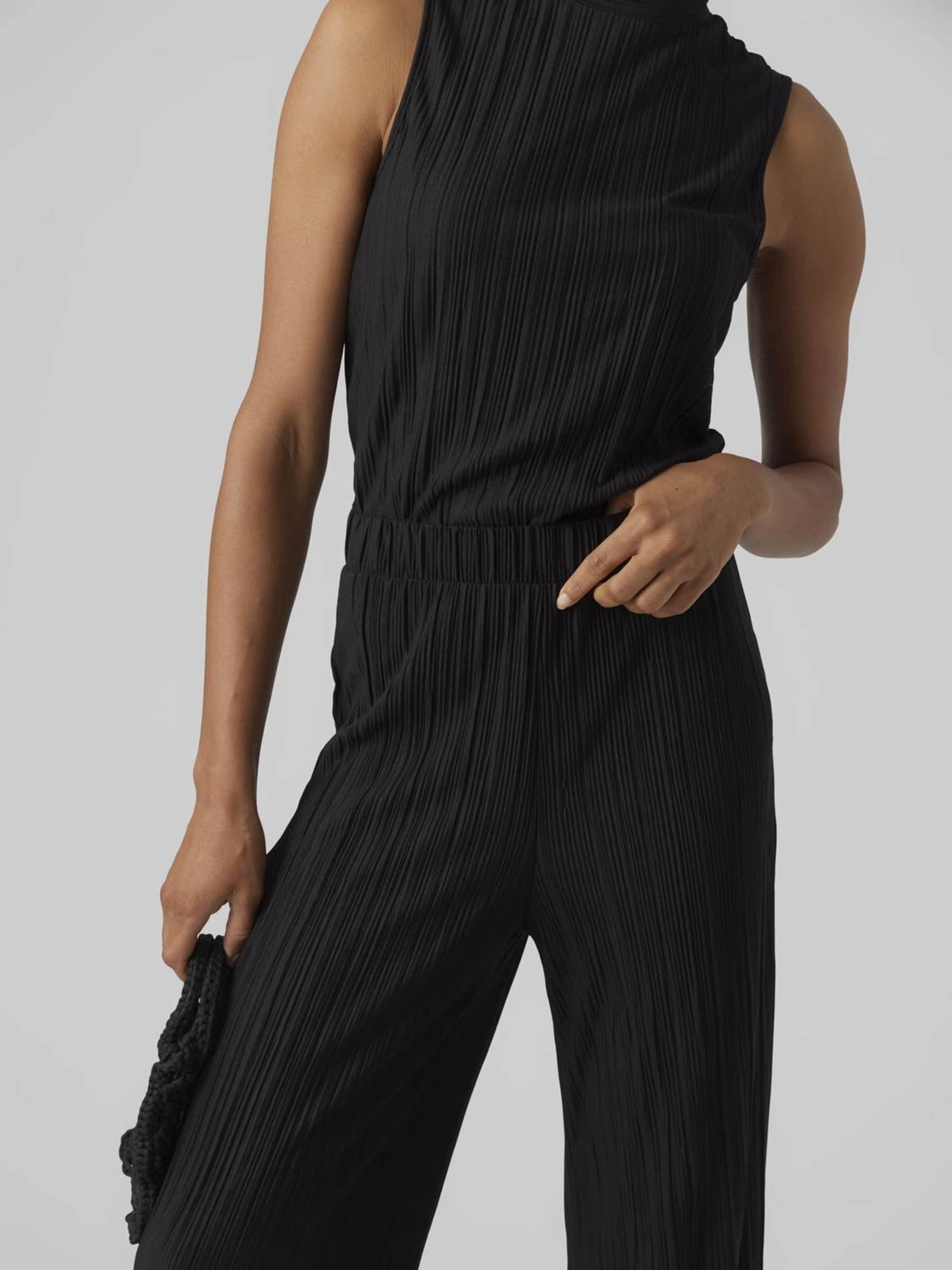 VERO MODA Hlače črna