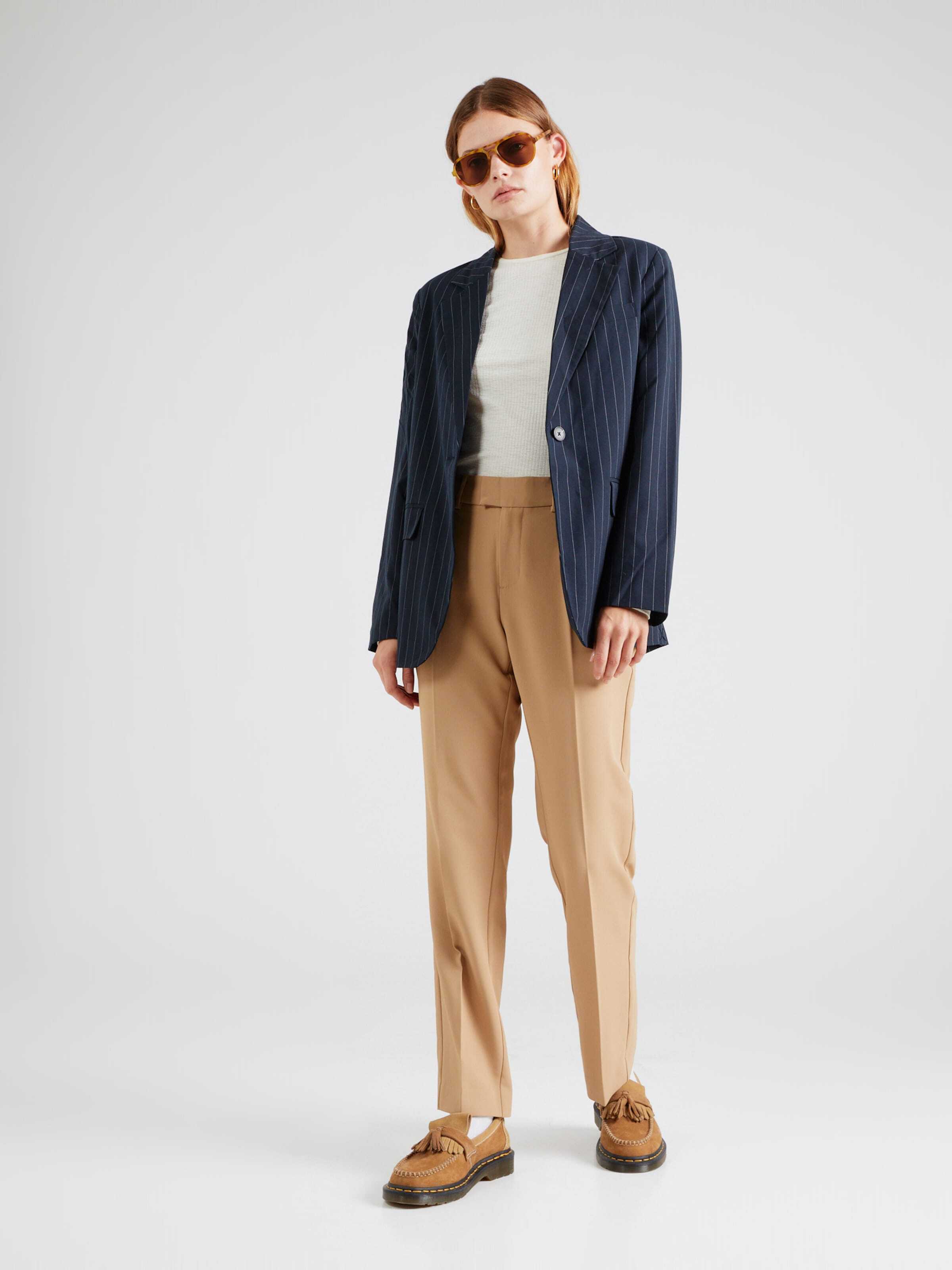 MOS MOSH Hlače na rob kamela