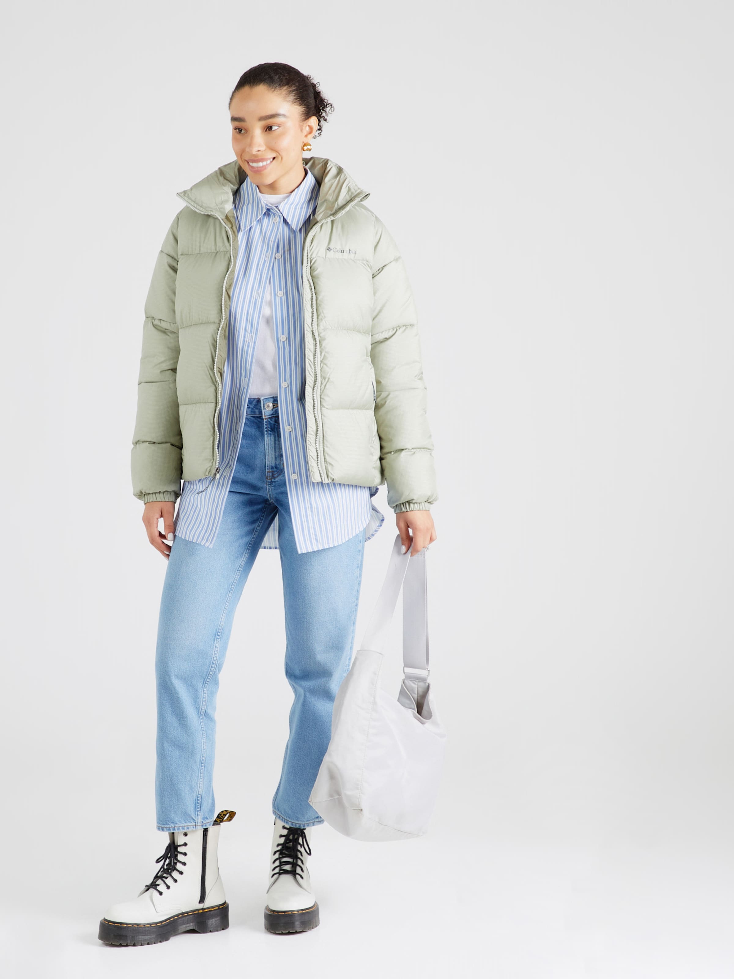 COLUMBIA Zunanja jakna 'Puffect II' meta / bela