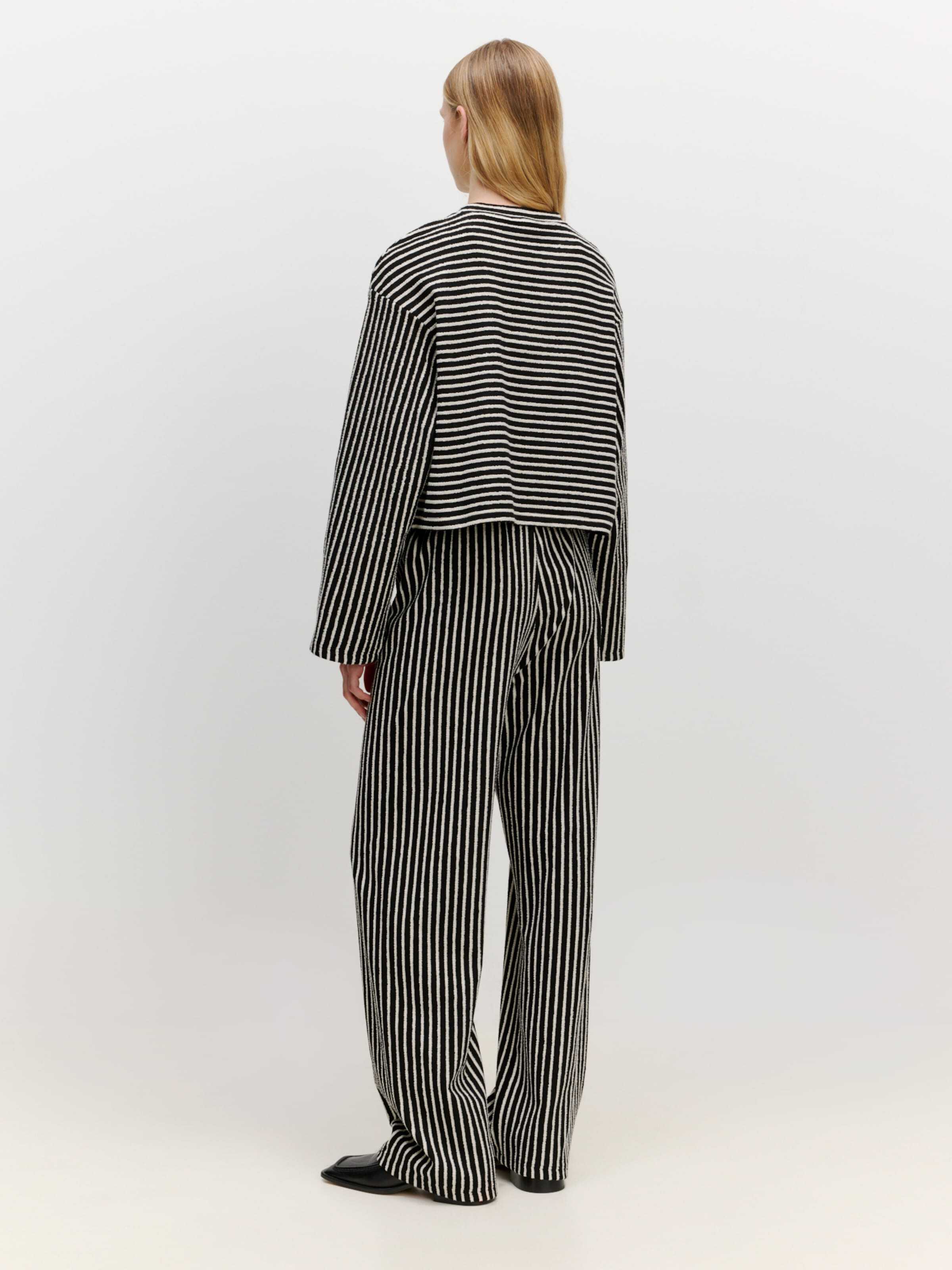 EDITED Majica 'Kassandra' črna / bela