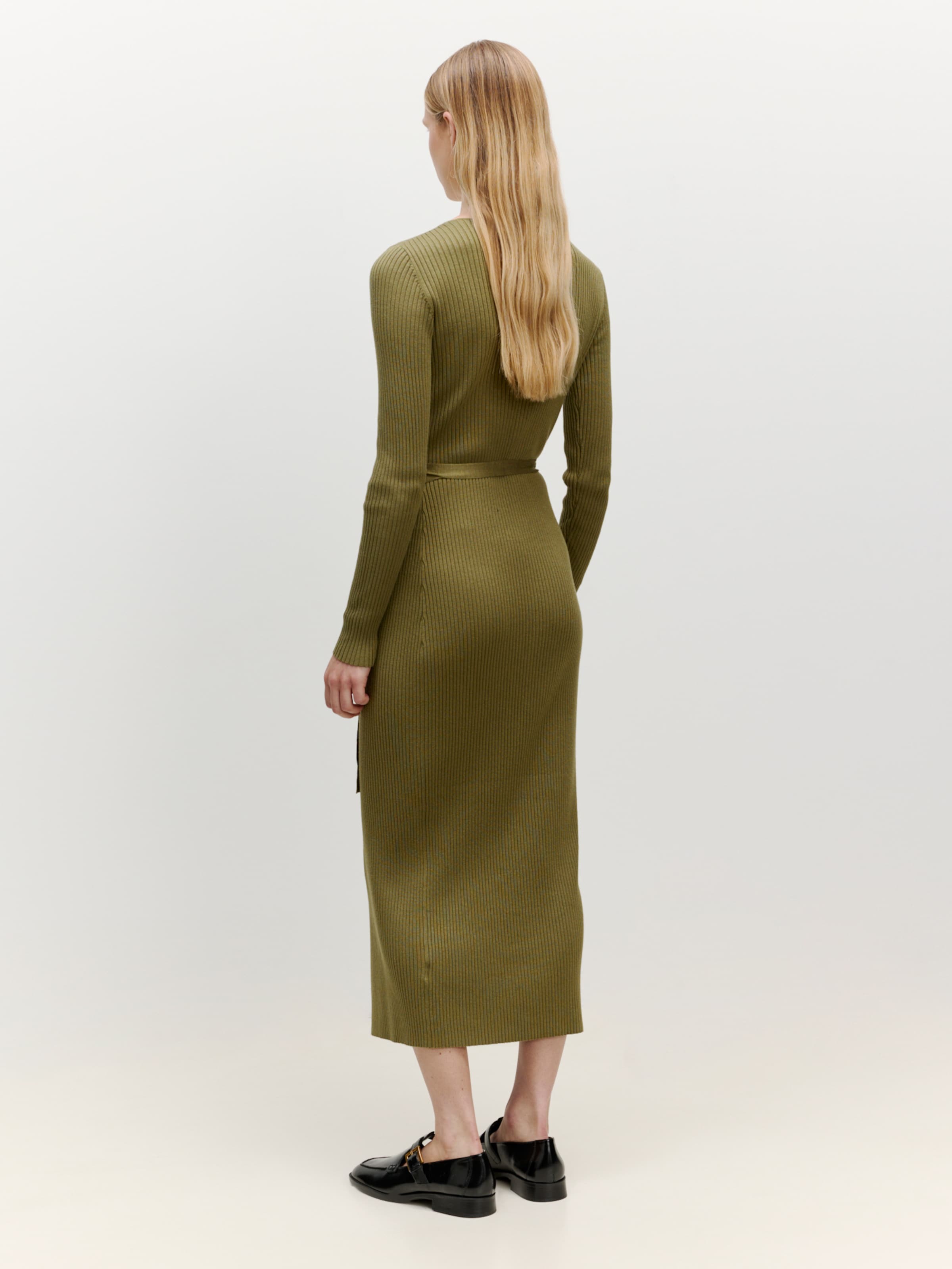 EDITED Pletena obleka 'Mailien' zelena