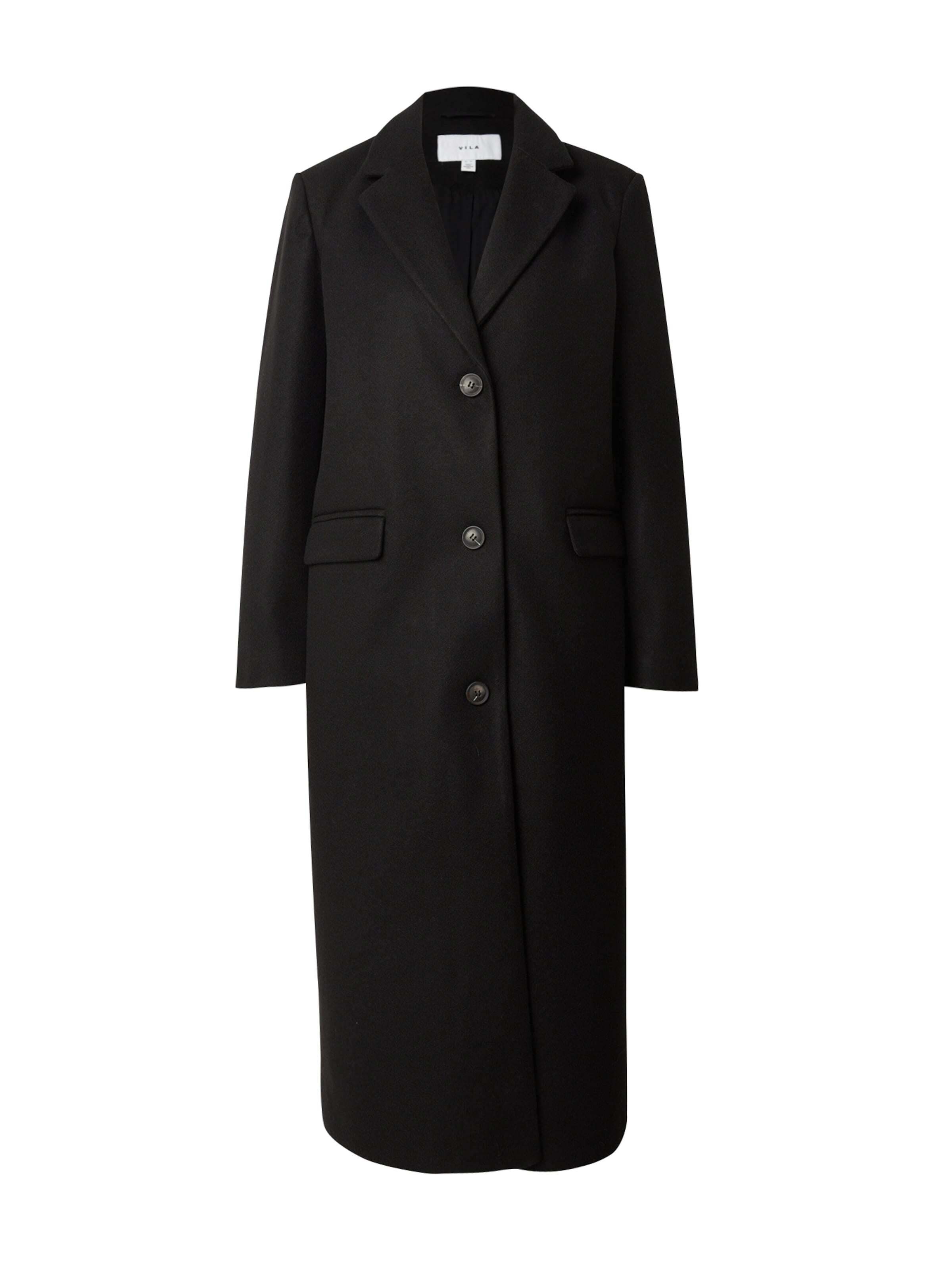 VILA Prehoden plašč 'Solo' črna