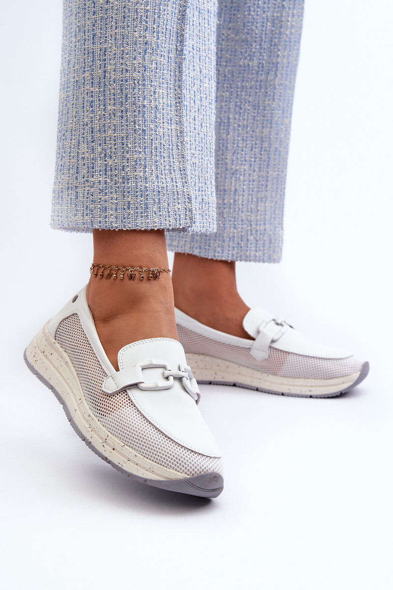 S. BARSKI Women's Leather Moccasins D&A