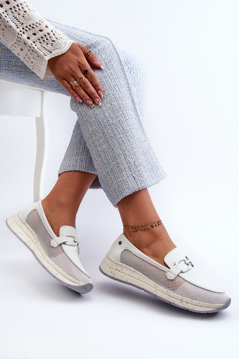 S. BARSKI Women's Leather Moccasins D&A