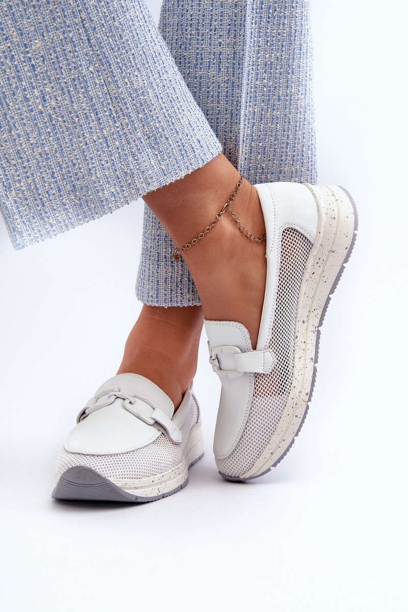 S. BARSKI Women's Leather Moccasins D&A