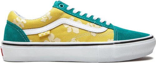 low top vans green