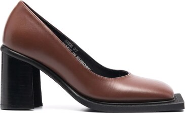 Ninamounah Howl leather pumps - Brown - GLAMI.si