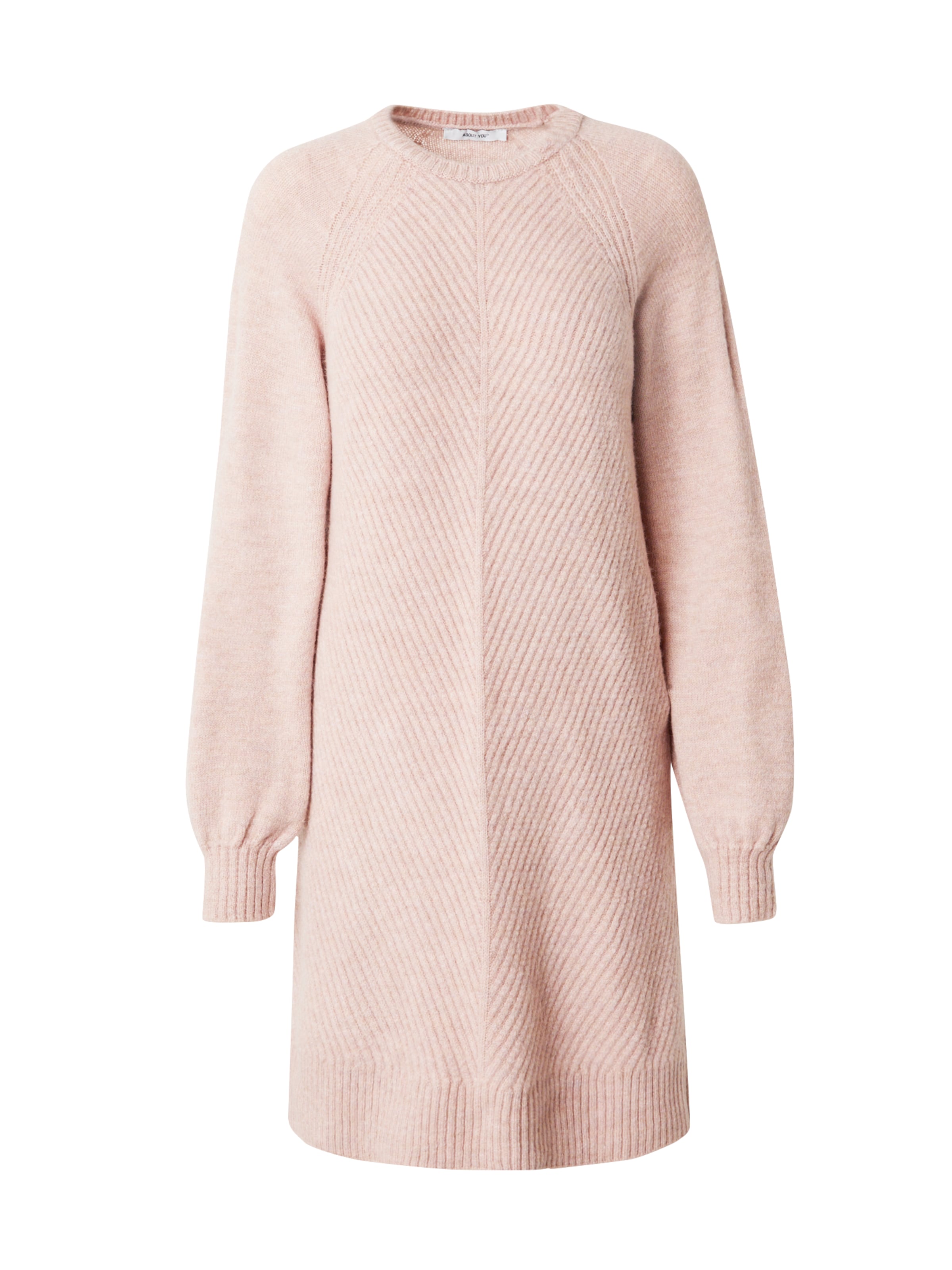 ABOUT YOU Pletena obleka 'Branka' rosé