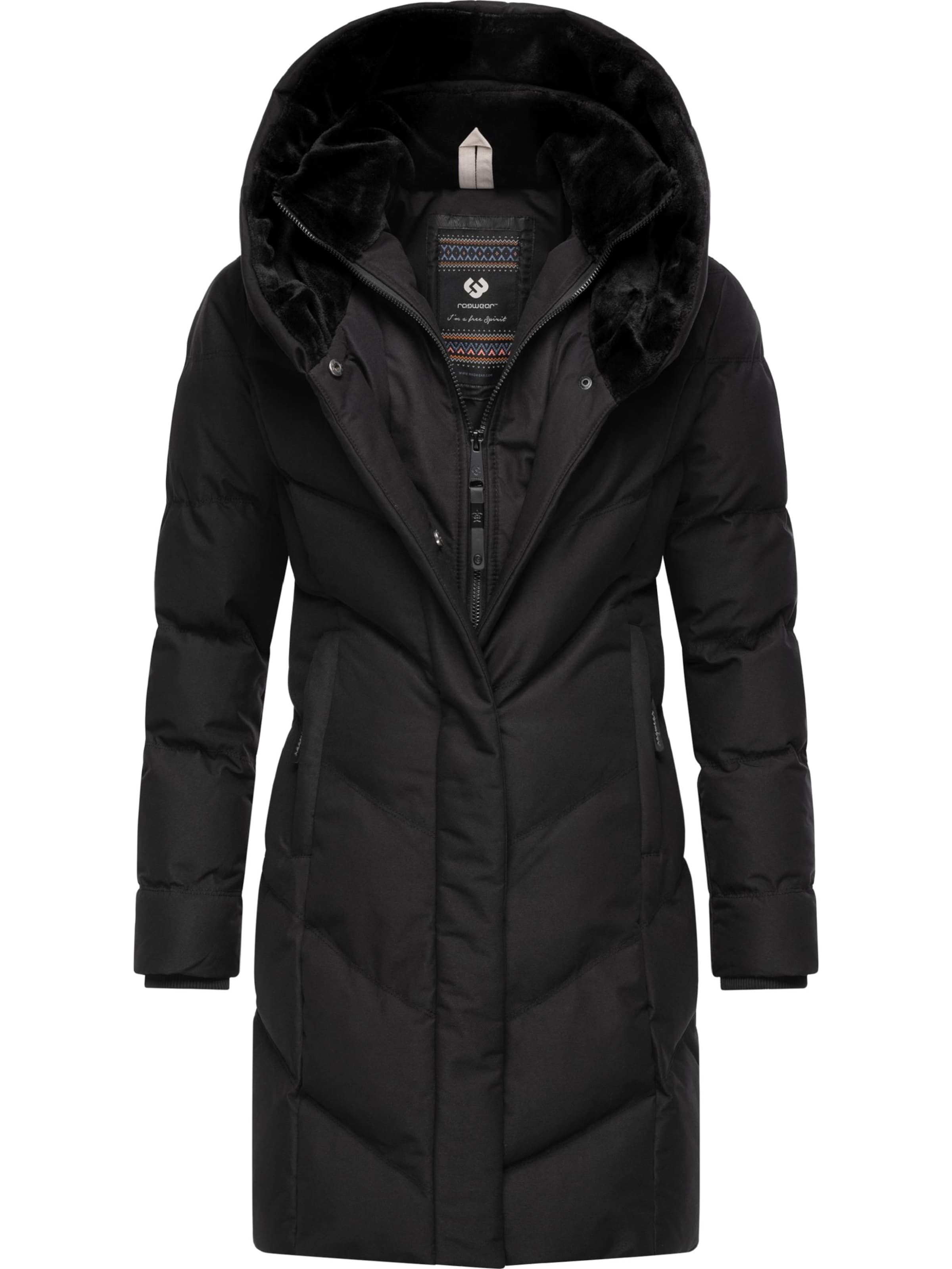Ragwear Zimski plašč 'Natalka' črna