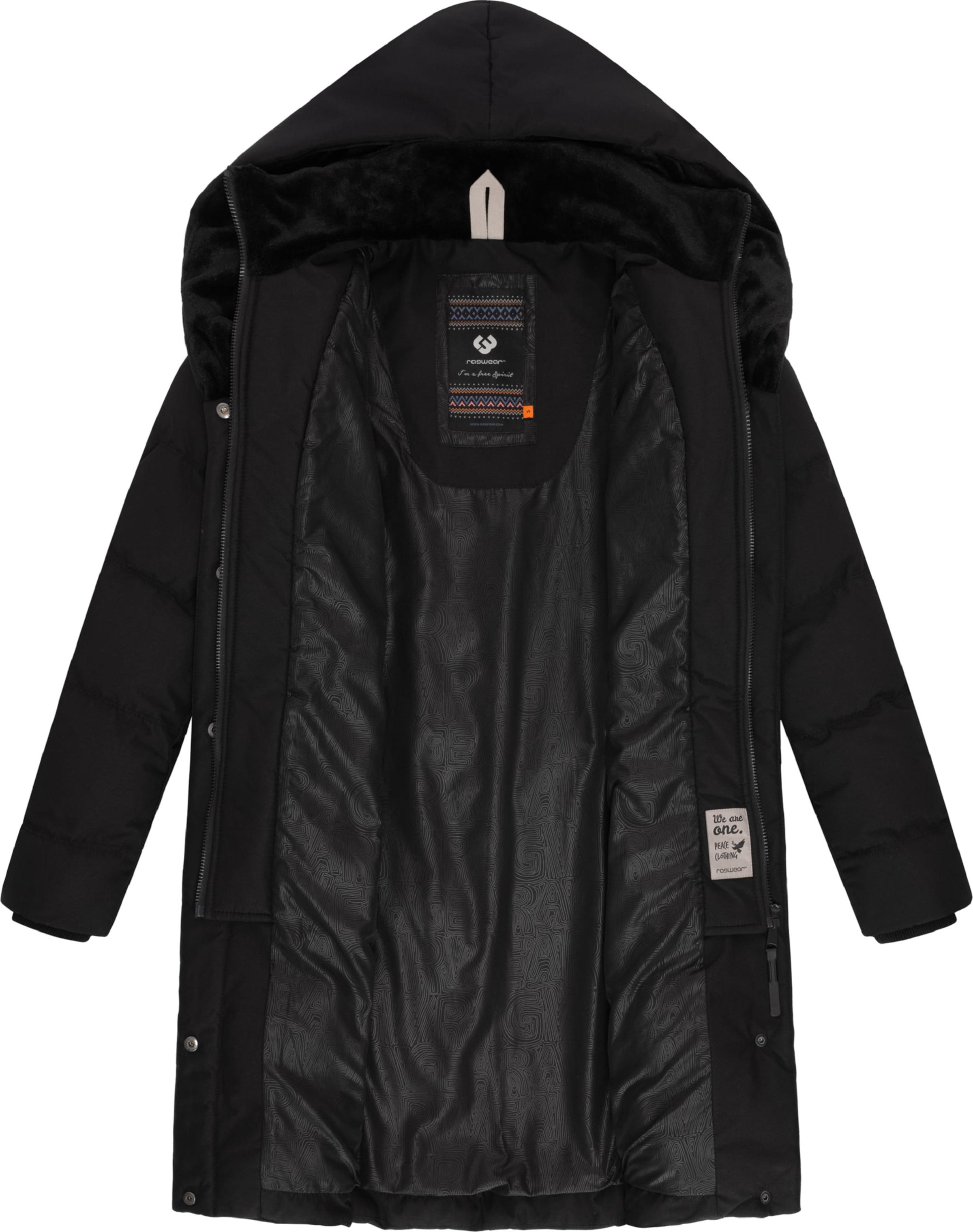 Ragwear Zimski plašč 'Natalka' črna