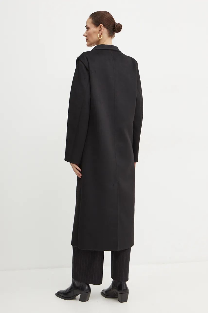 Plašč s primesjo volne Boss Orange