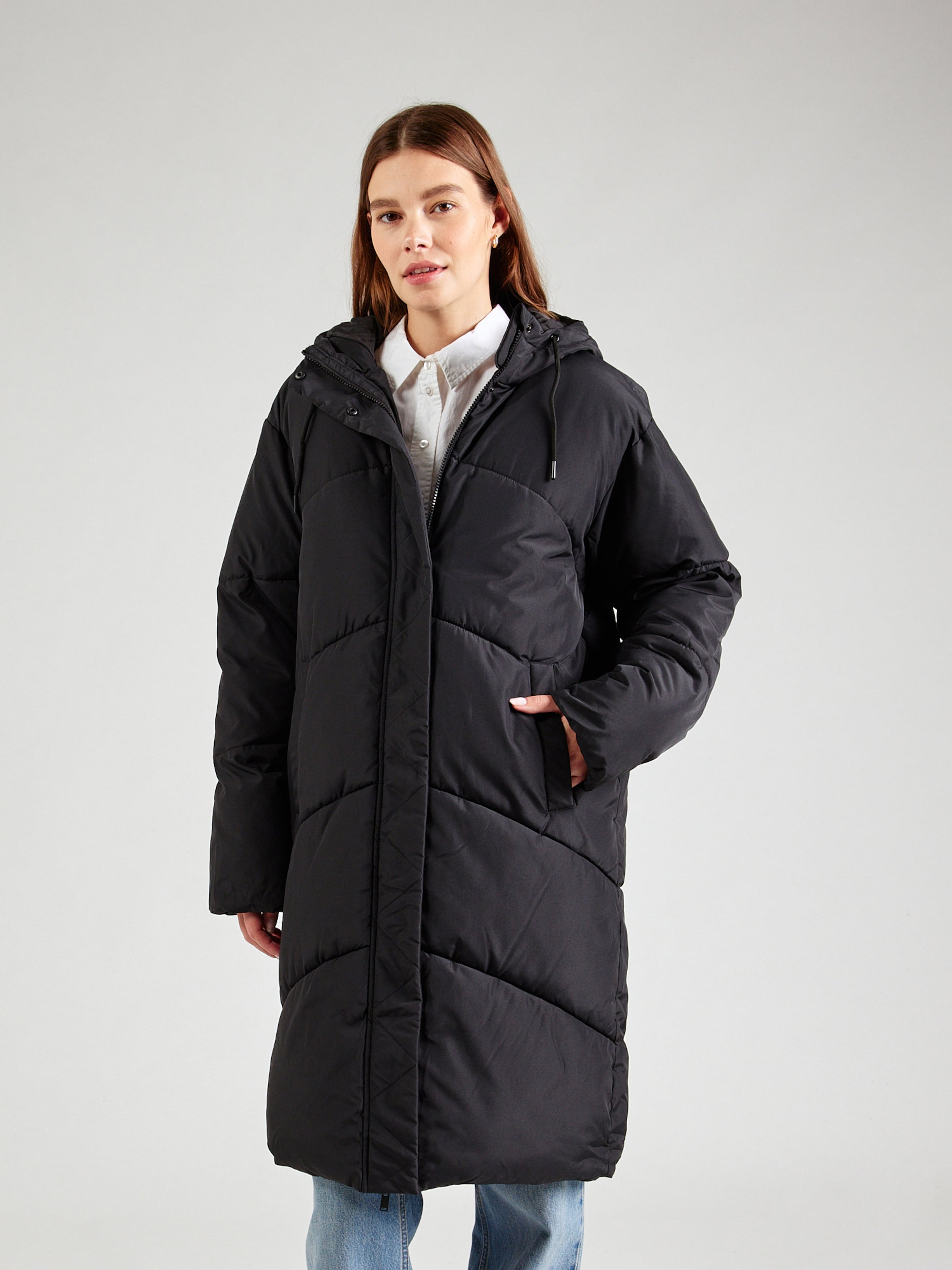 Noisy may Zimski plašč črna