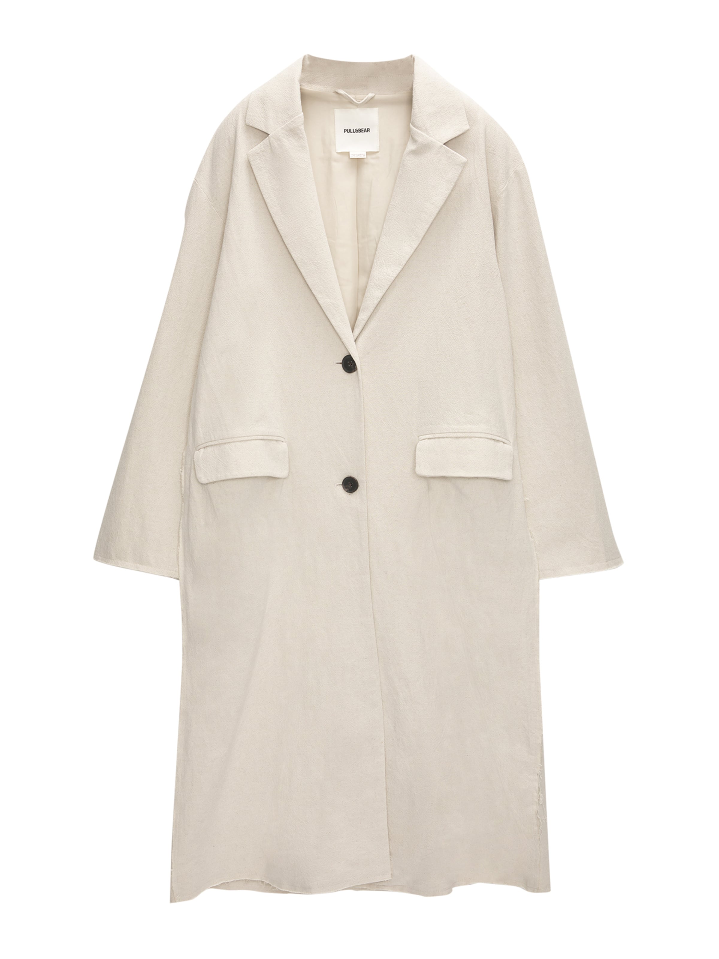 Pull&Bear Prehoden plašč ecru