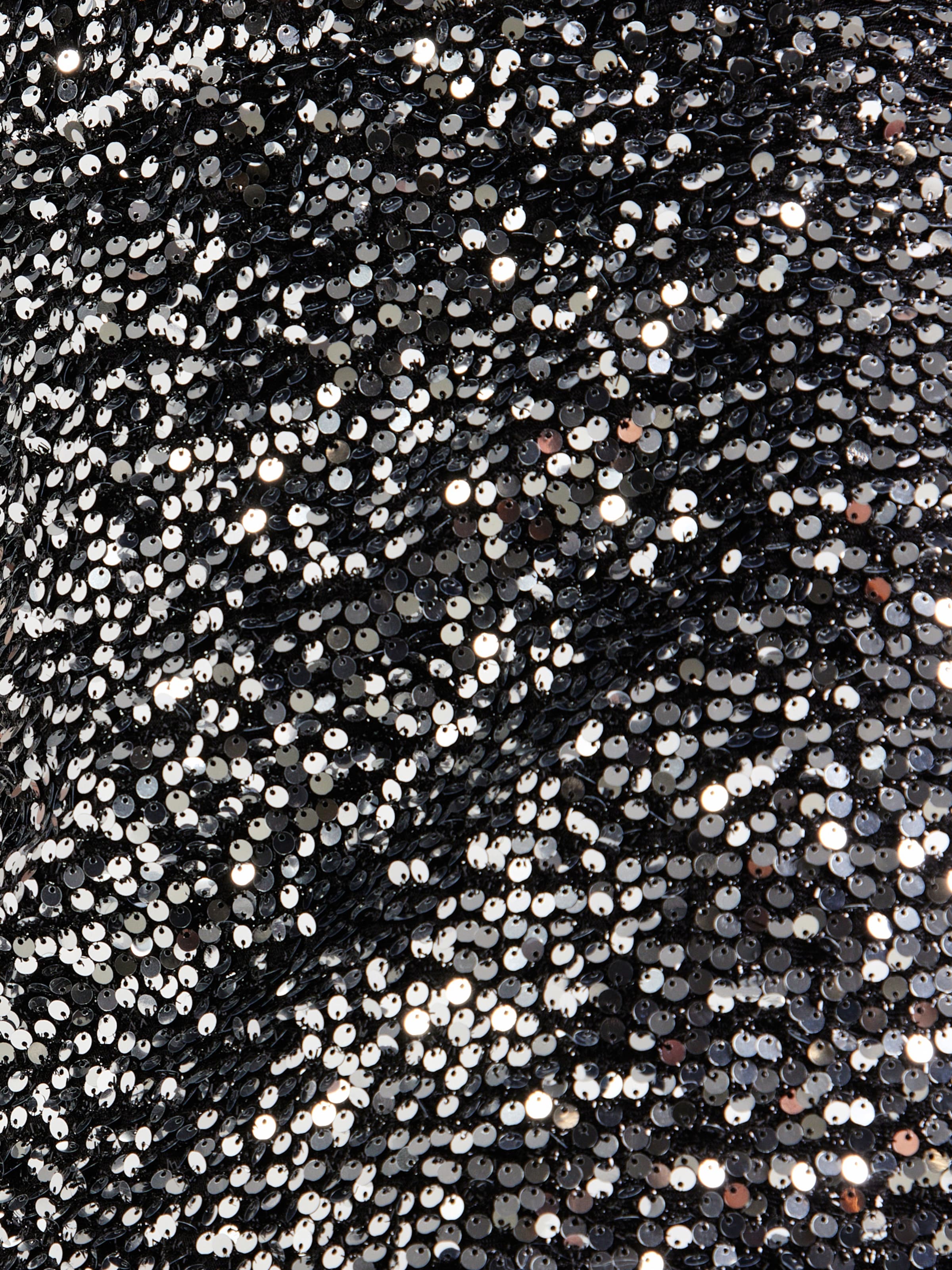 PIECES Krilo 'PCSERENA' črna / srebrna