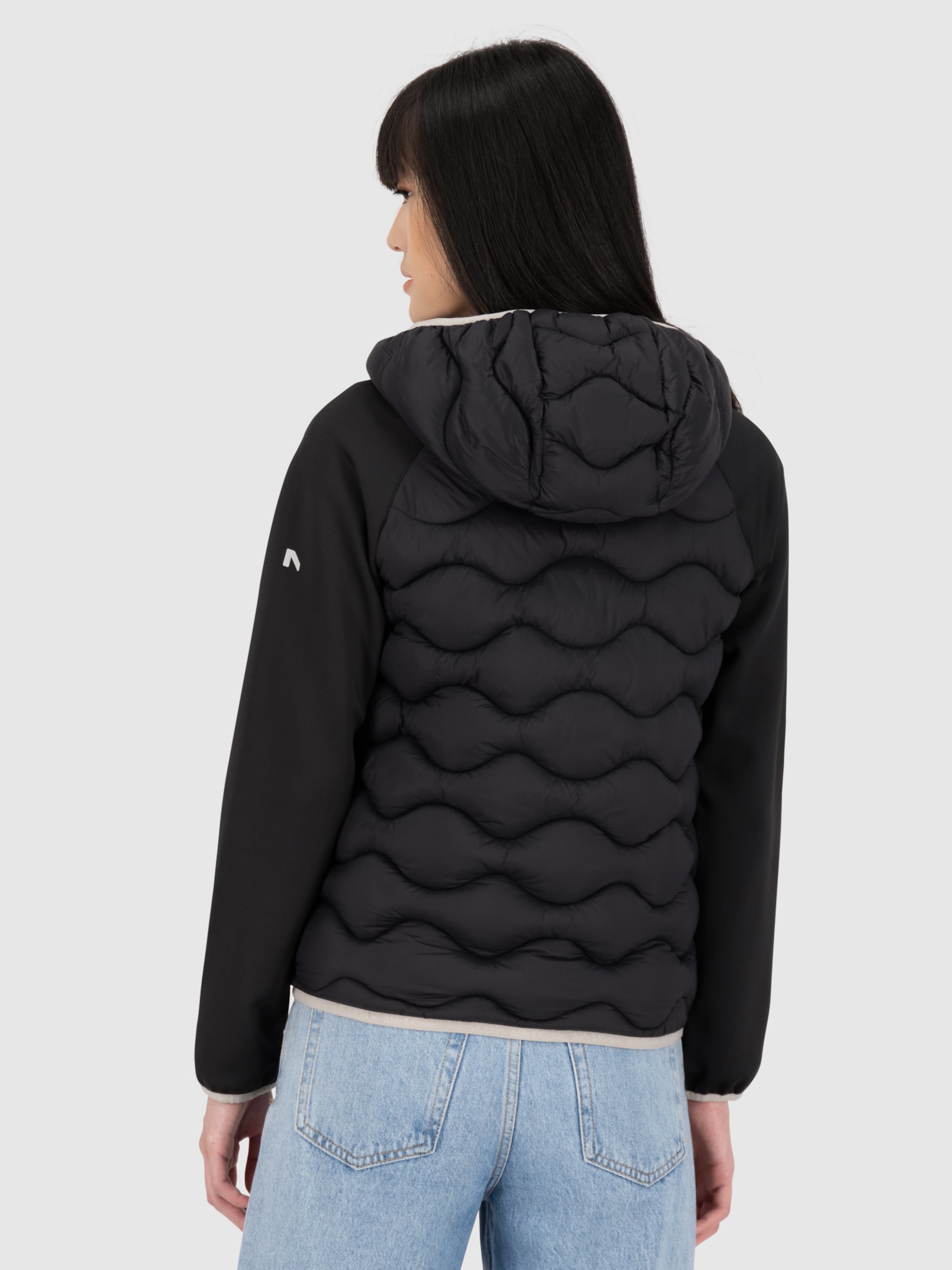 alife & kickin Prehodna jakna 'ArwenAK' črna / off-bela