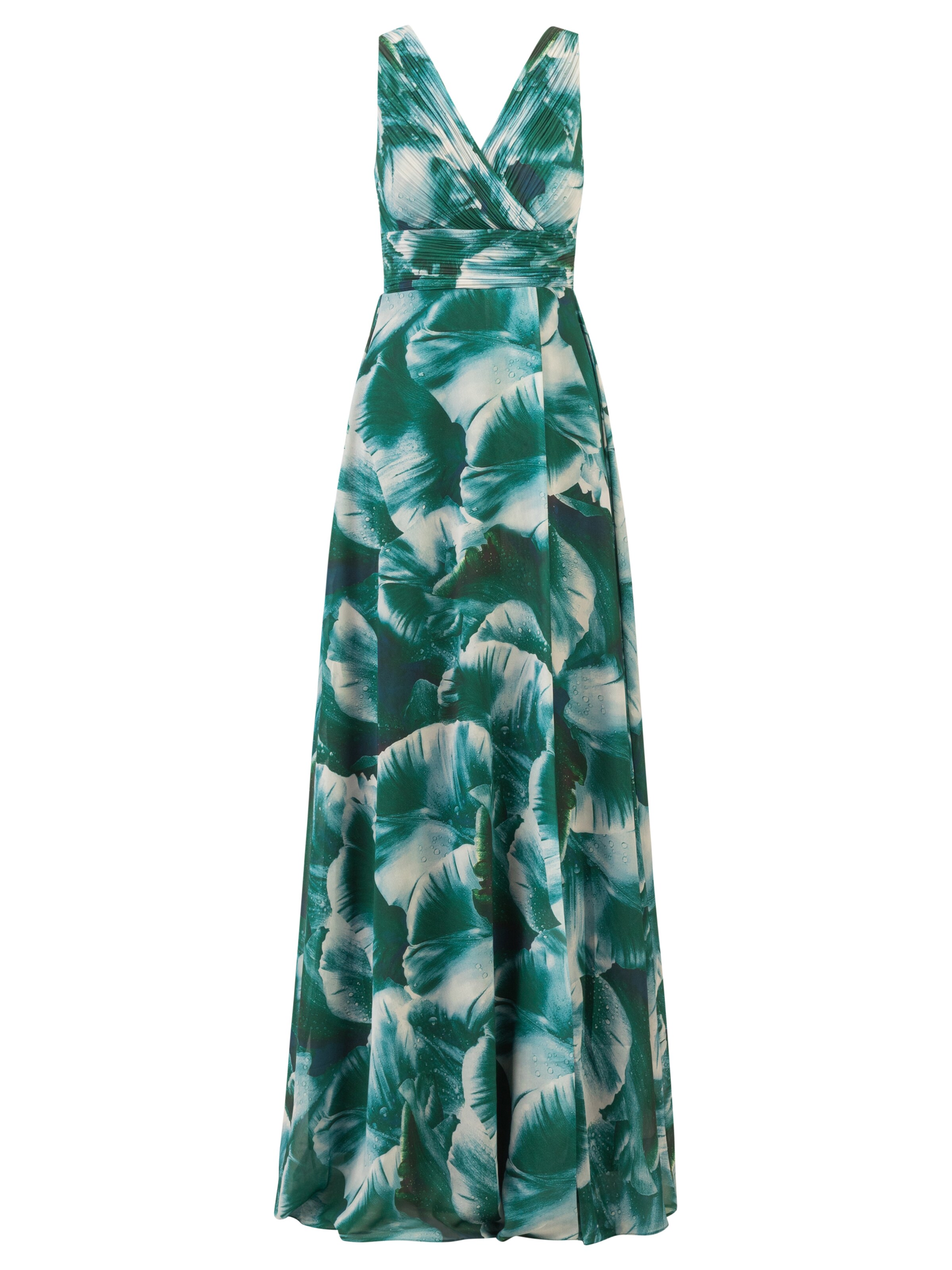 Kraimod Večerna obleka smaragd / temno zelena / bela