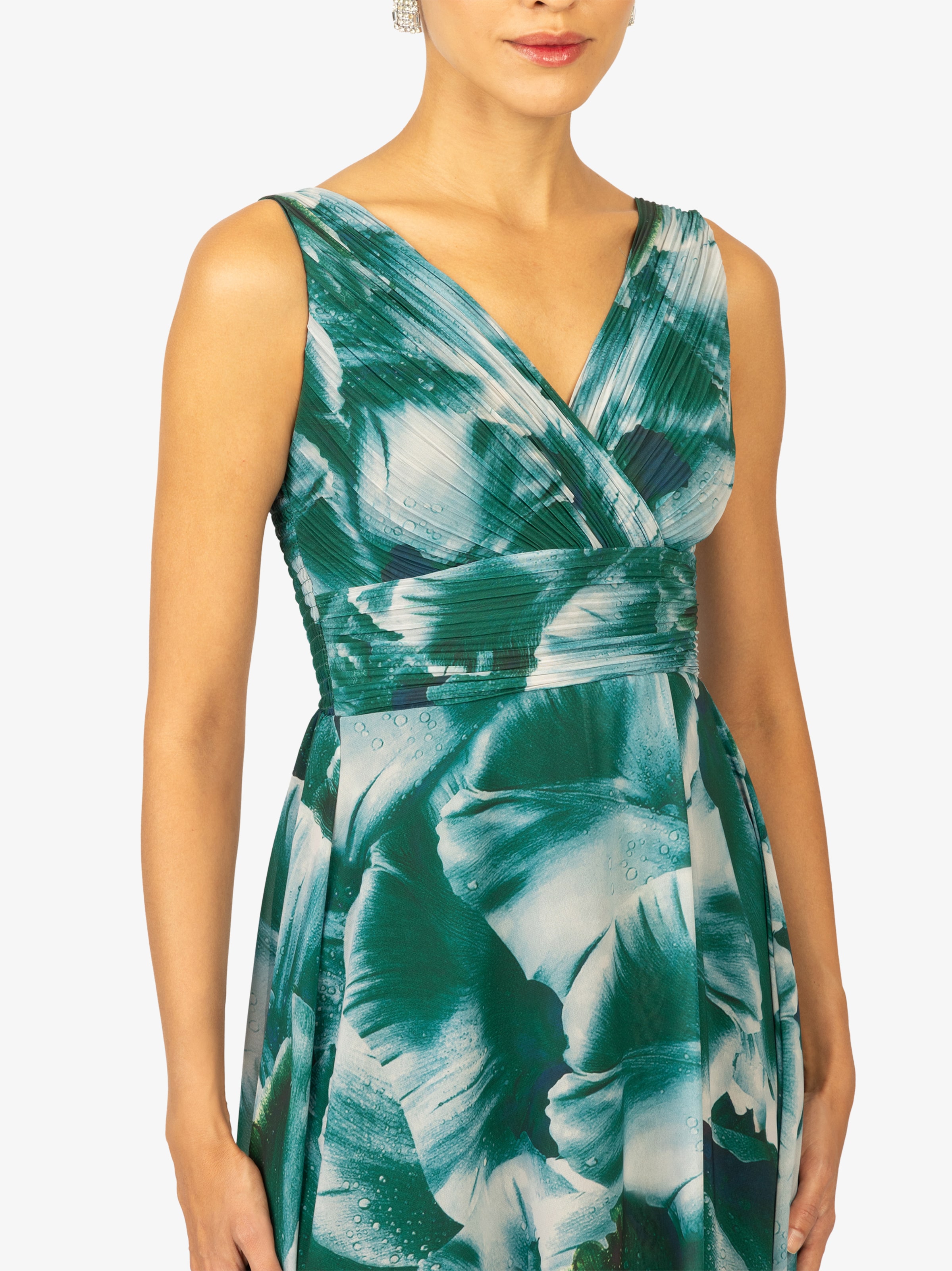 Kraimod Večerna obleka smaragd / temno zelena / bela