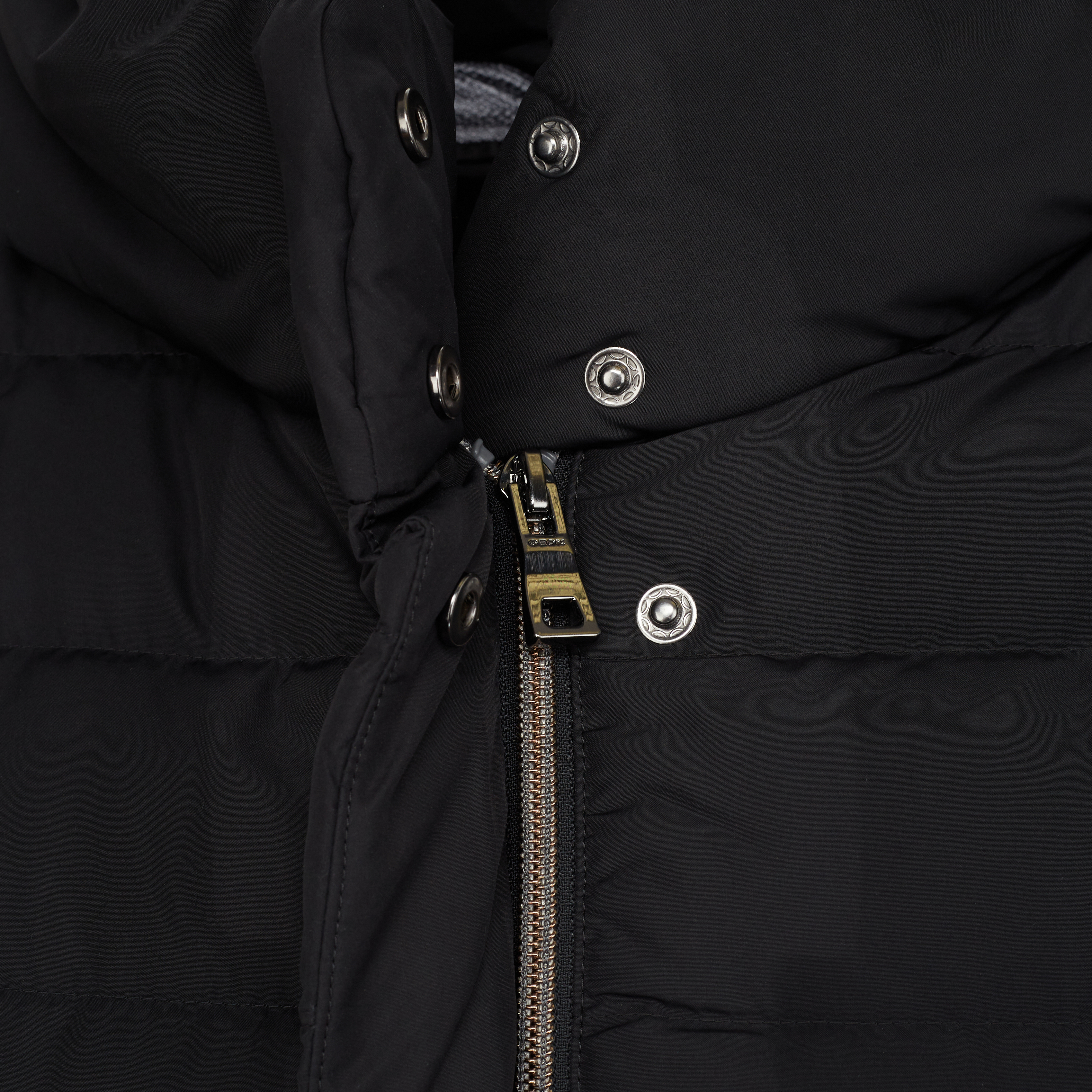 Women's Black Quilted Jacket Geox Catria - Women's