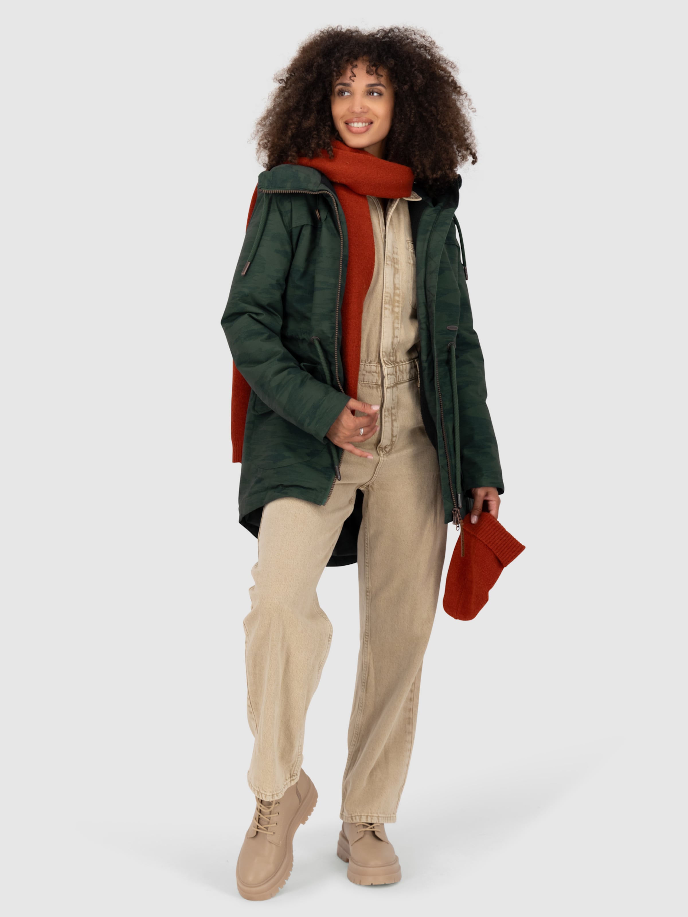 alife & kickin Zimska jakna 'Charlotte' marine / žad