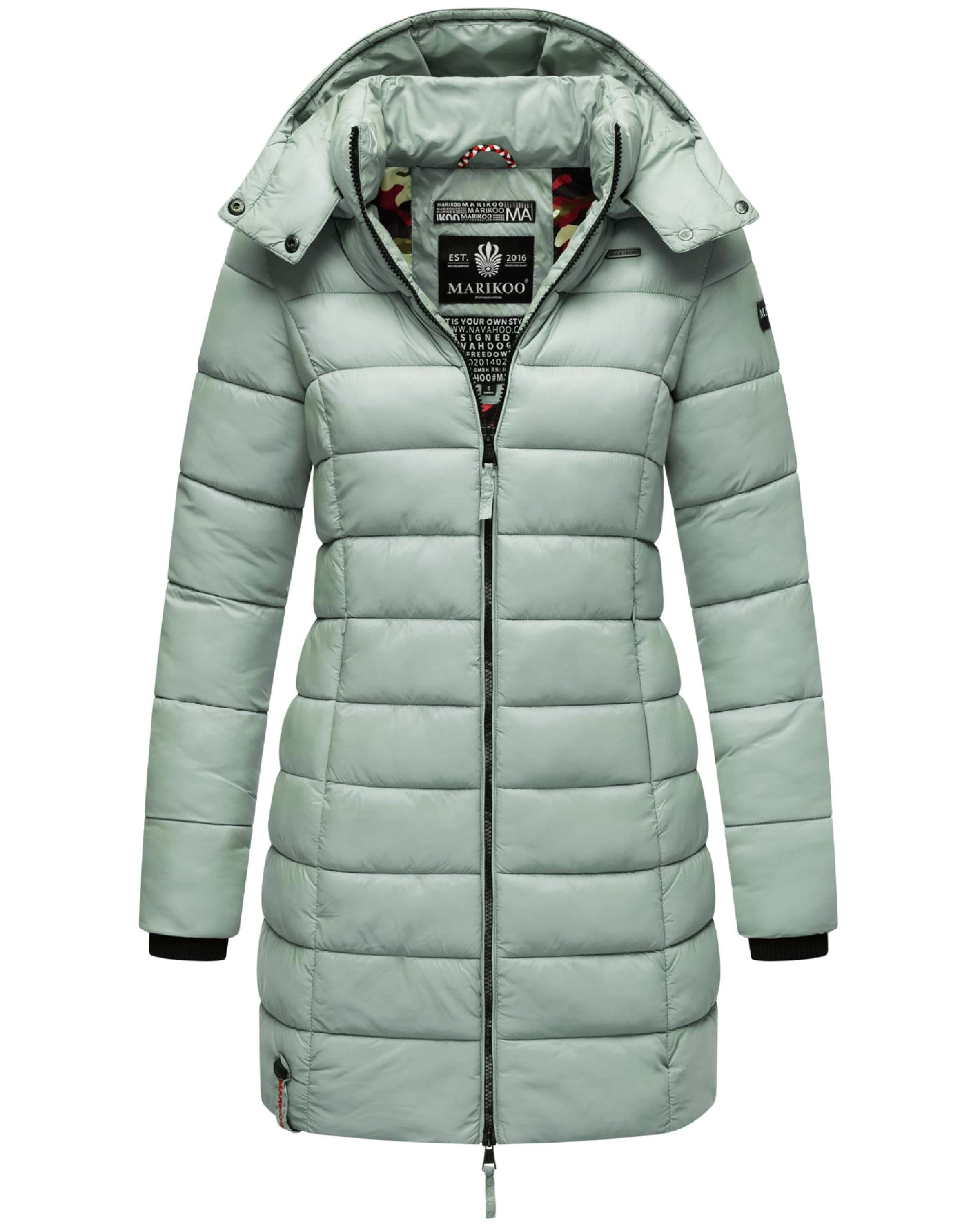 MARIKOO Zimski plašč 'Abendsternchen' svetlo zelena