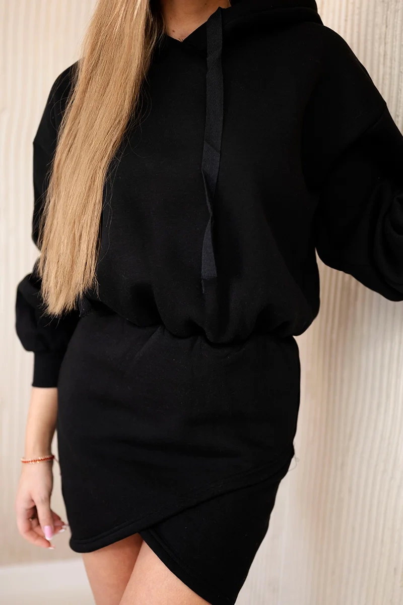 Kesi Insulated dress with a clutch bottom black