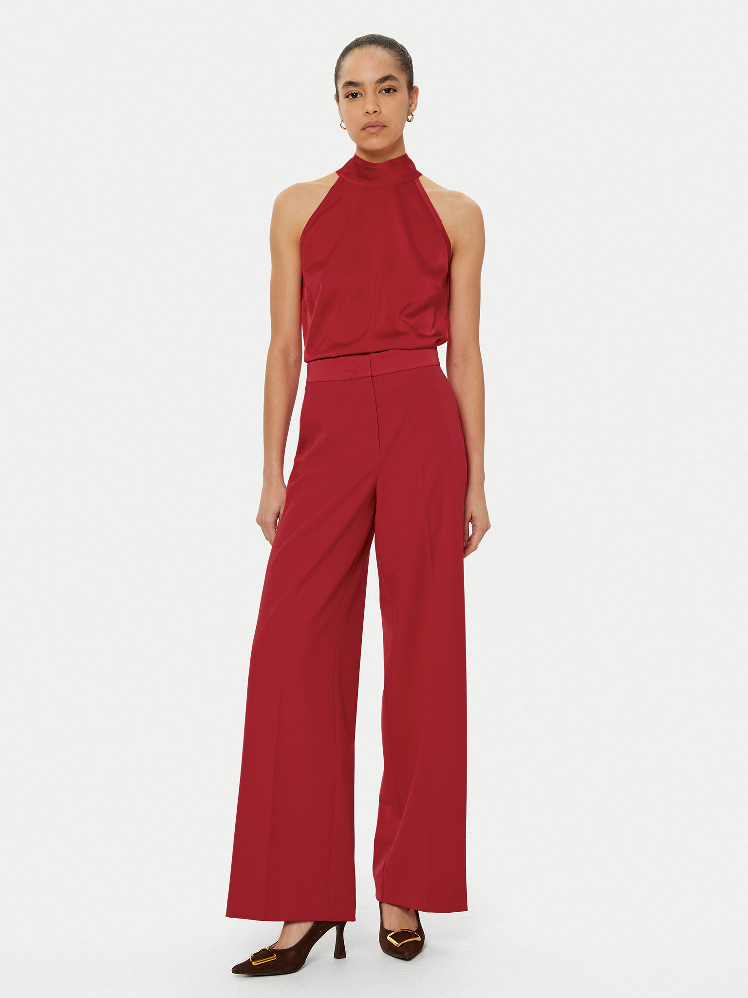 Hlače iz tkanine MAX&Co.