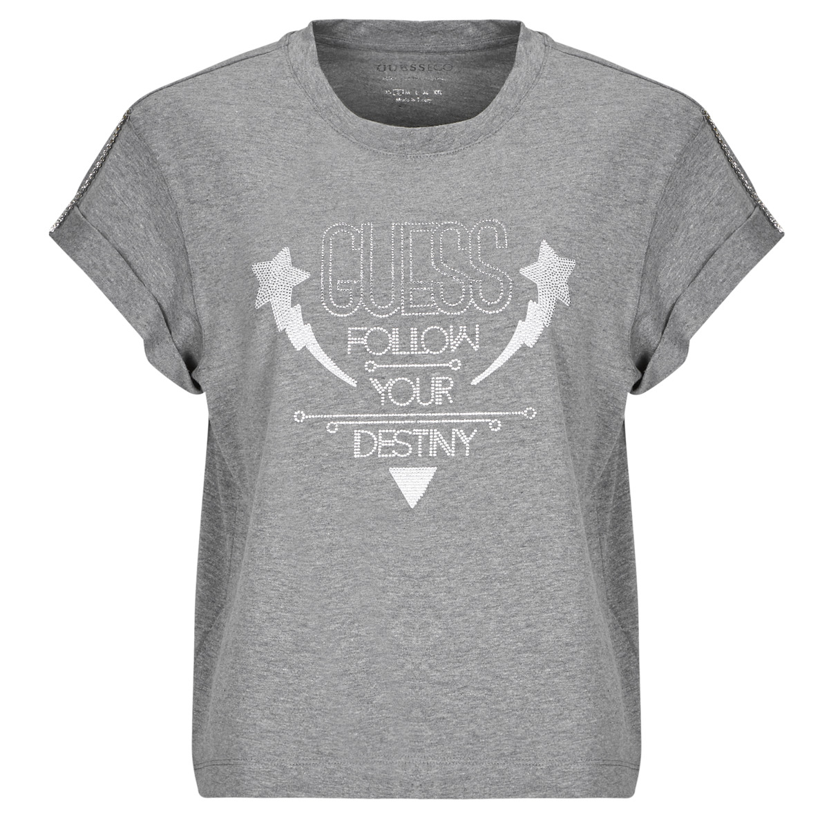 Guess Majice s kratkimi rokavi SLEEVES STRASS Guess