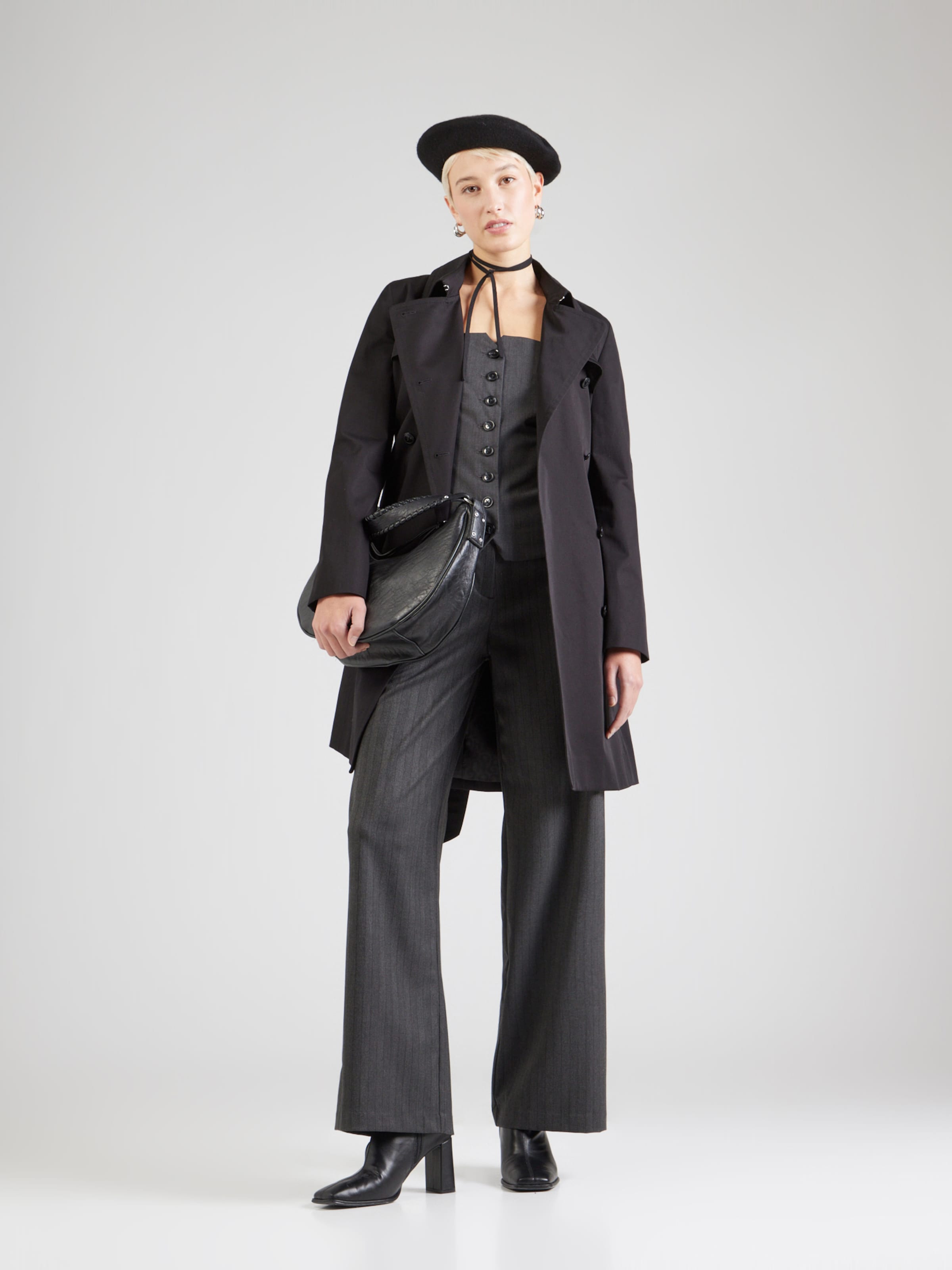 HUGO Prehoden plašč 'Makares-1' črna