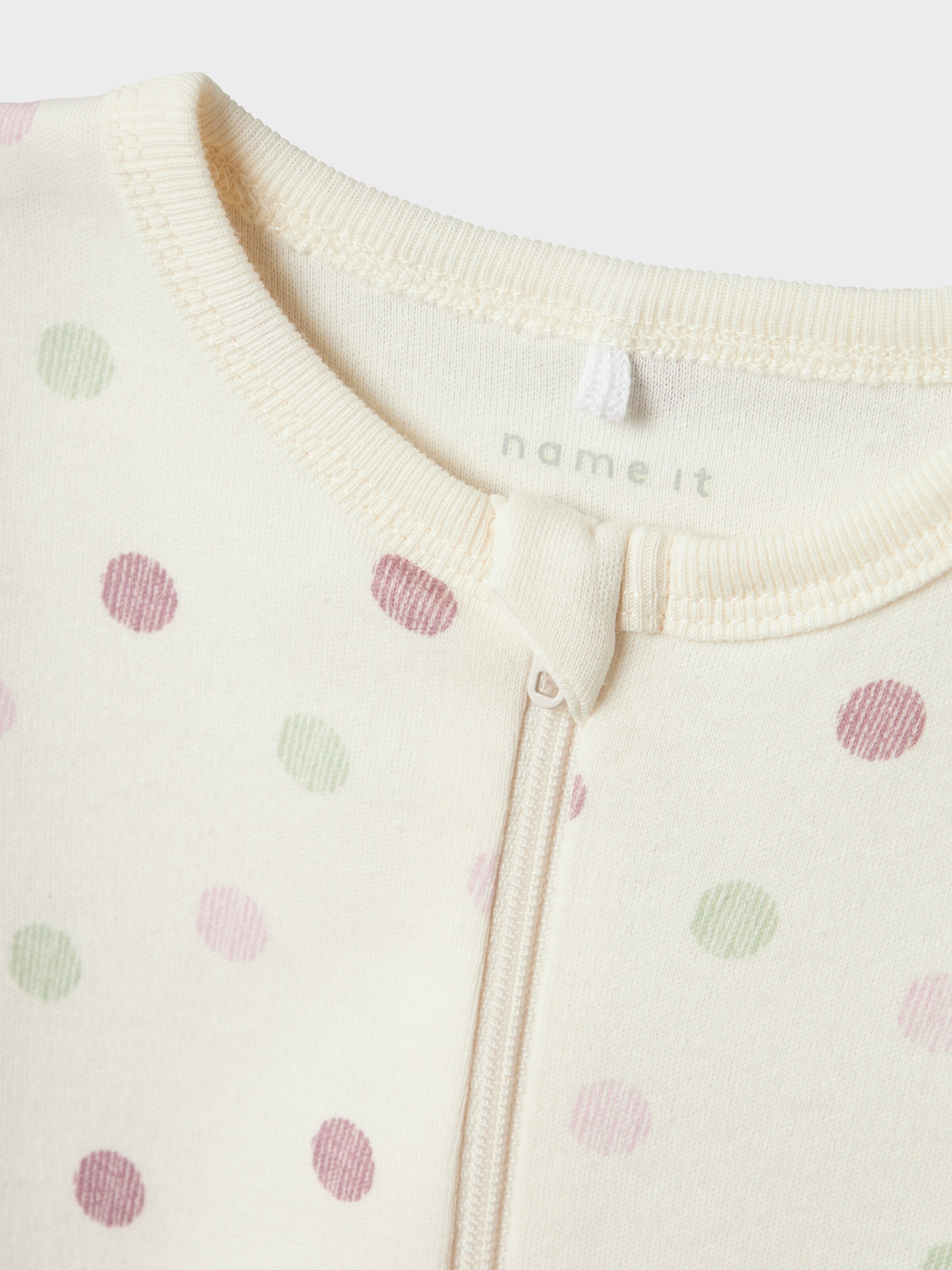 NAME IT Pižama kremna / pastelno zelena / roza / bela