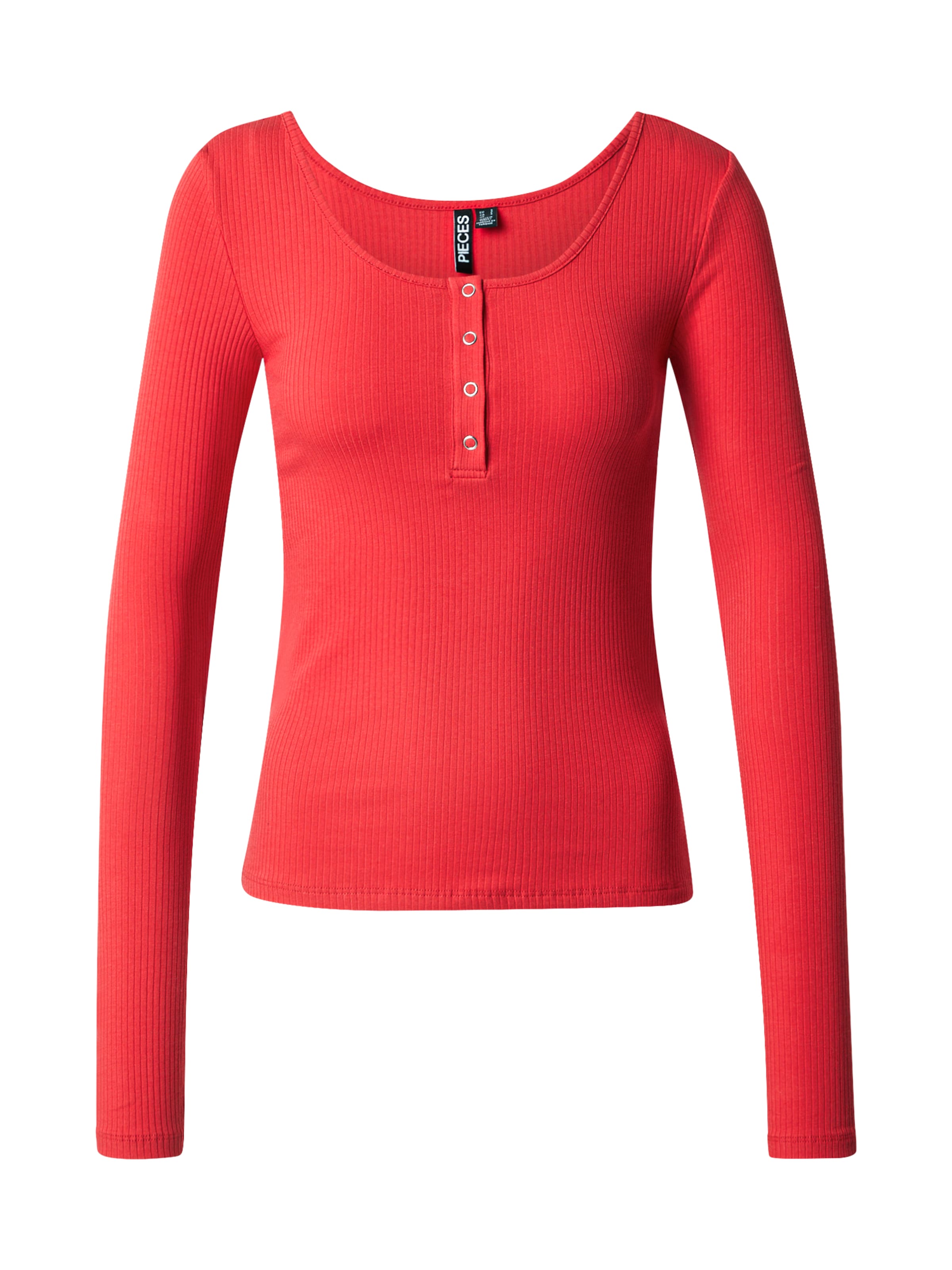 PIECES Majica 'PCKITTE' rdeča