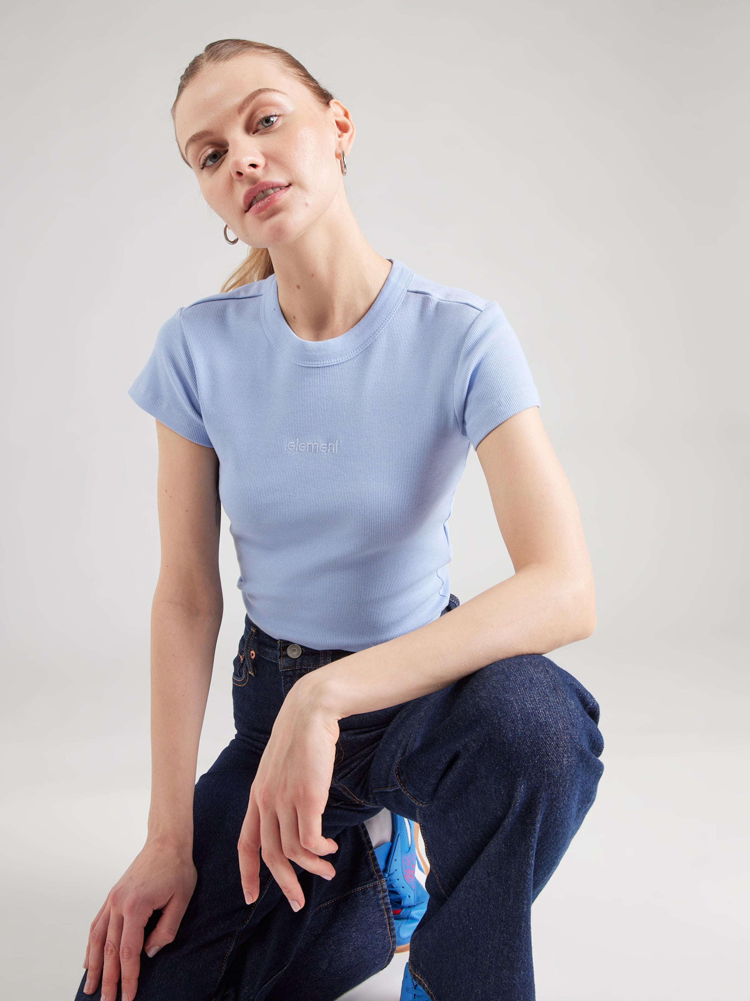 ELEMENT Majica 'YARNHILL' svetlo modra