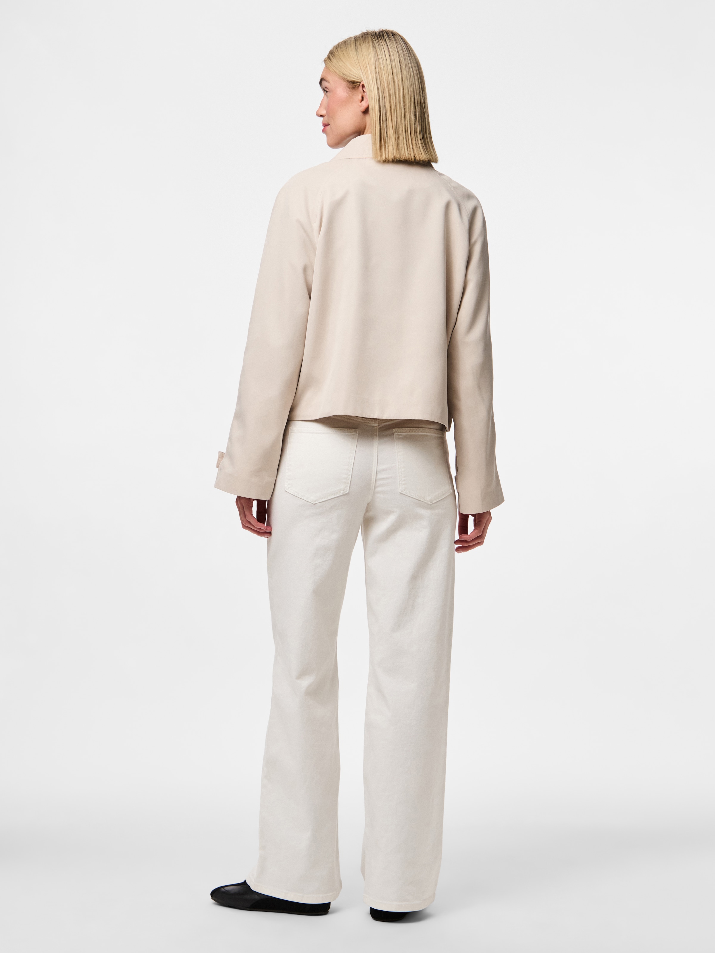 PIECES Prehodna jakna 'PCScarlett' greige