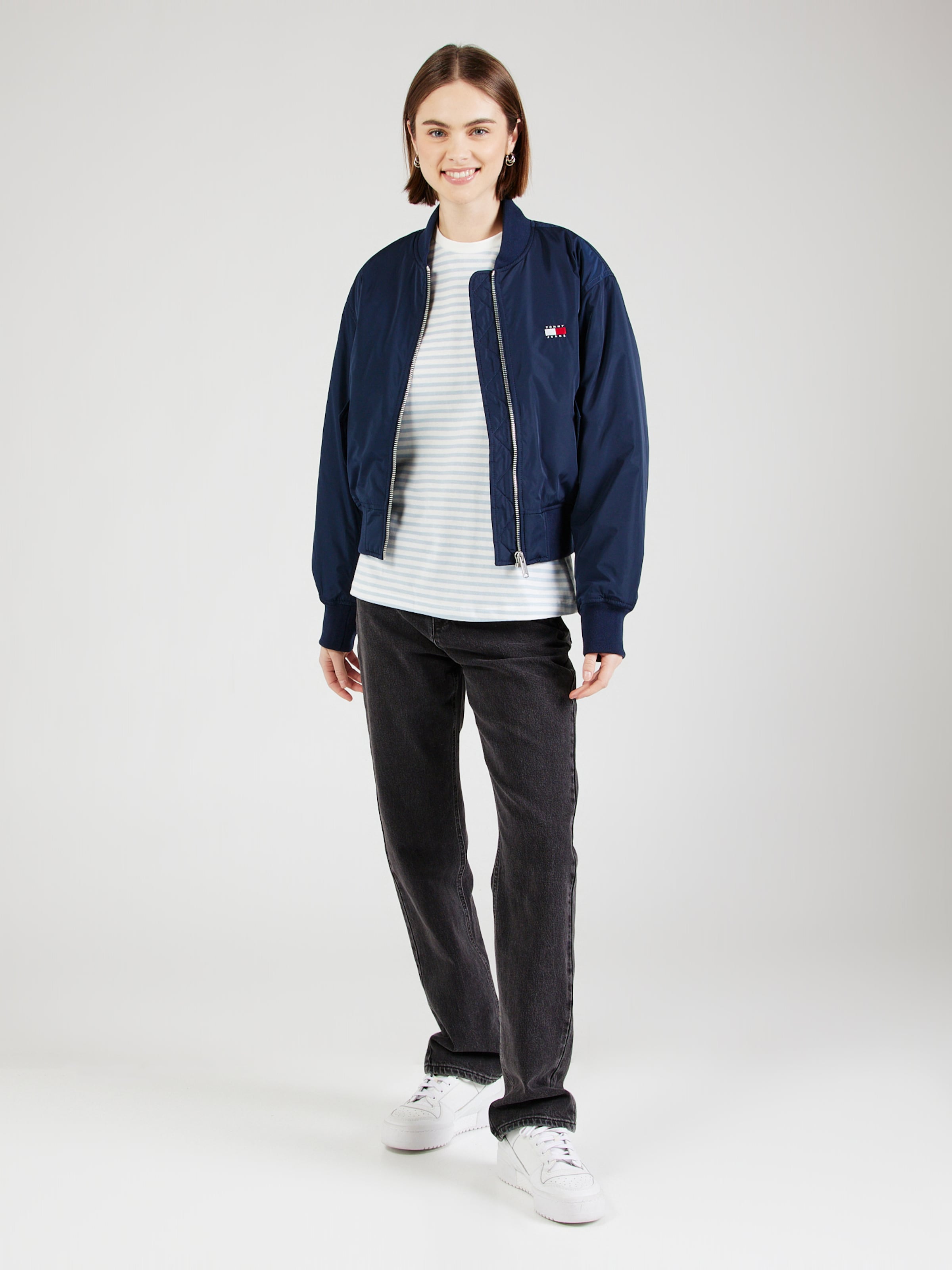 PIECES Majica 'PCSadie' svetlo modra / bela